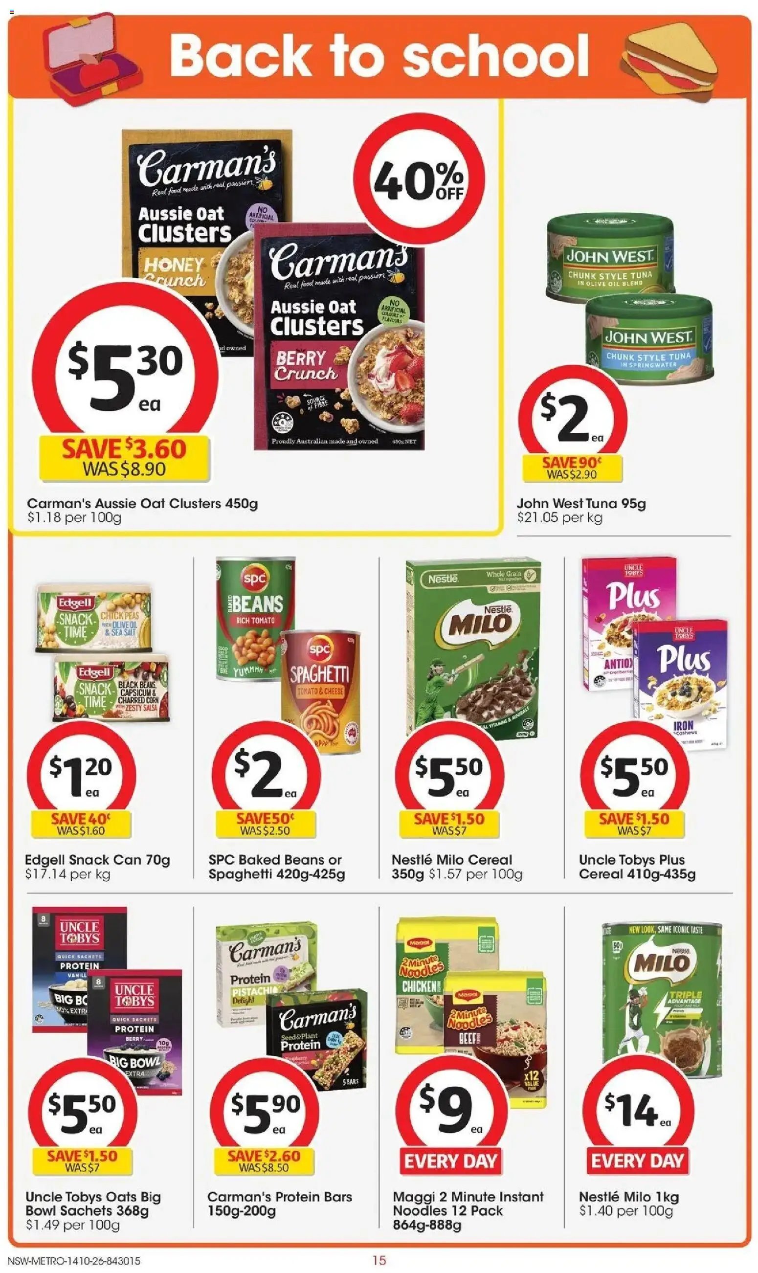 Coles catalogue