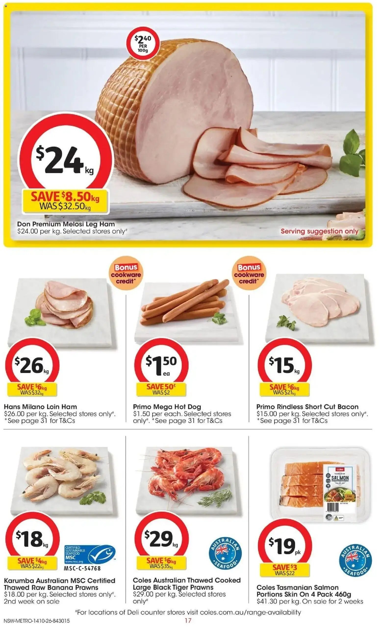Coles catalogue