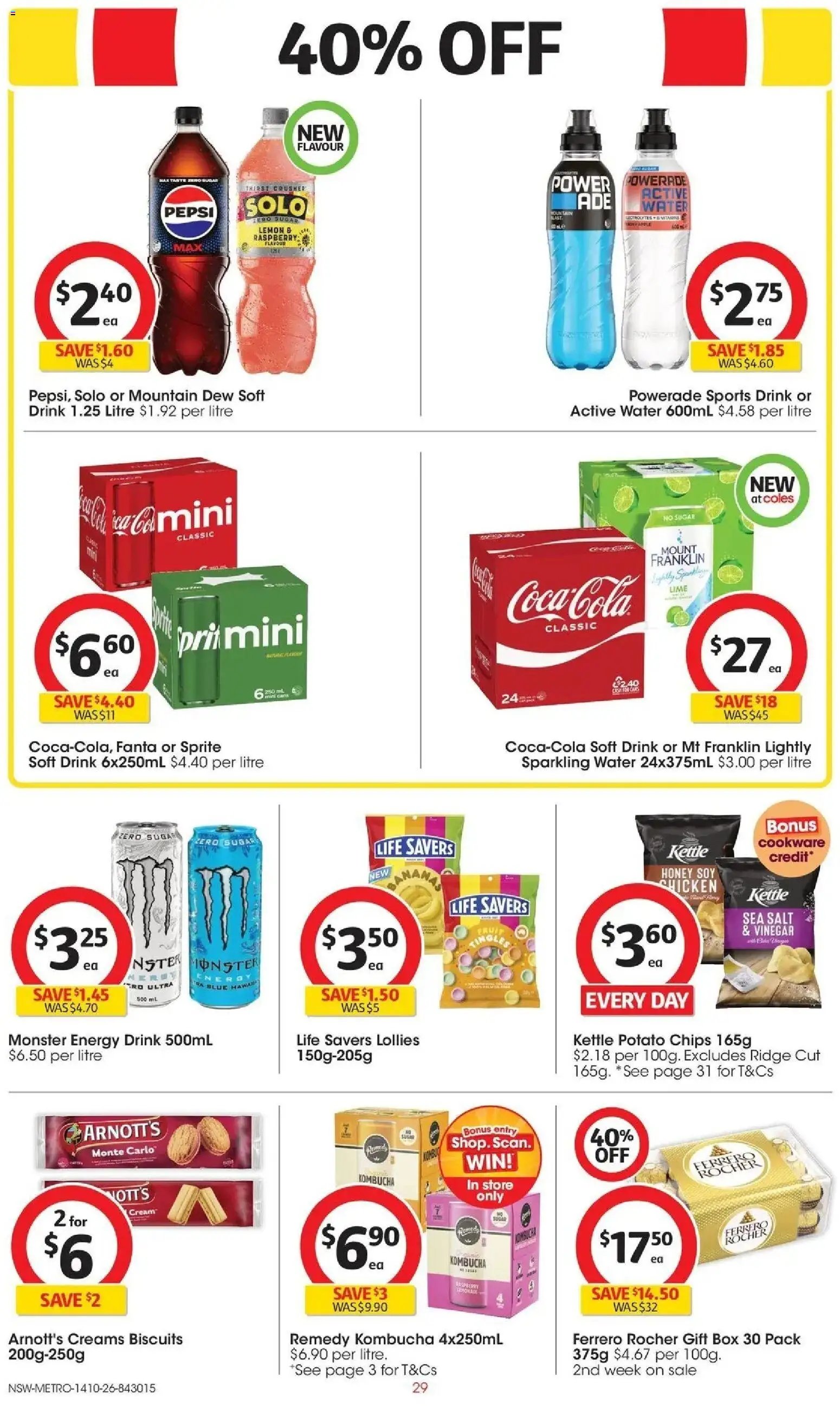Coles catalogue
