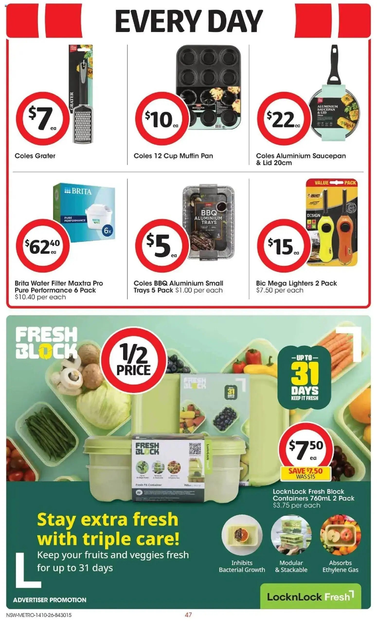 Coles catalogue