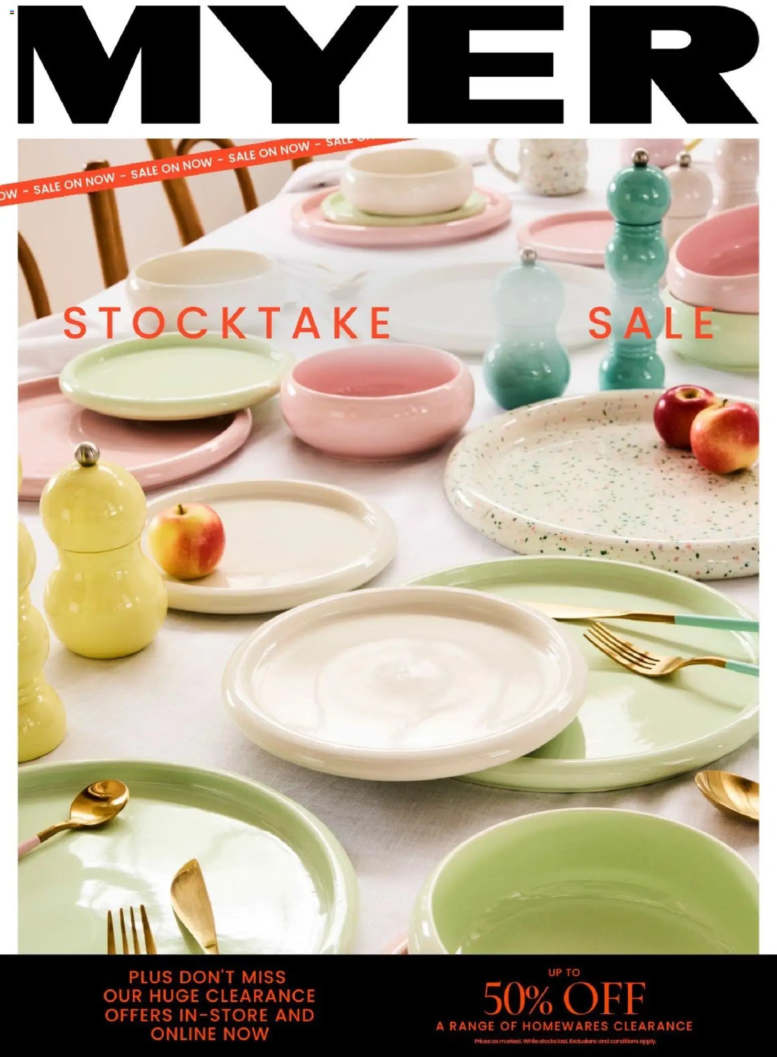 Myer Catalogue Stocktake Sale (2025-12-26 - 2026-01-26) | 1