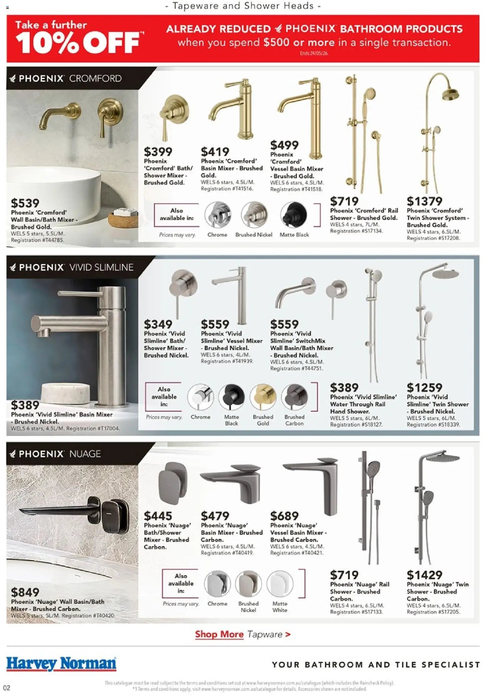 Harvey Norman May Bathroom (2026-05-07 - 2026-05-24) | 2