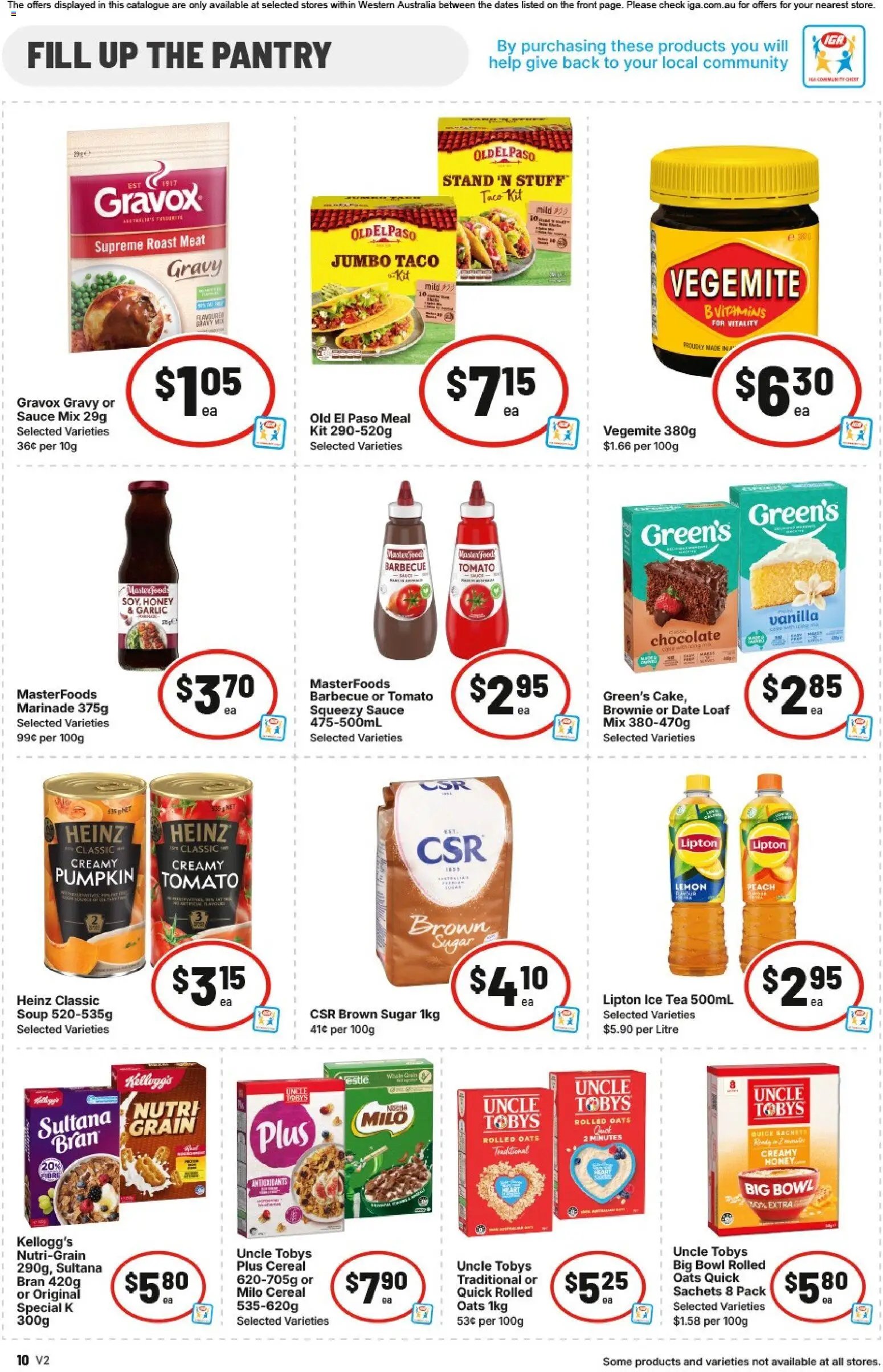 IGA catalogue NT/WA