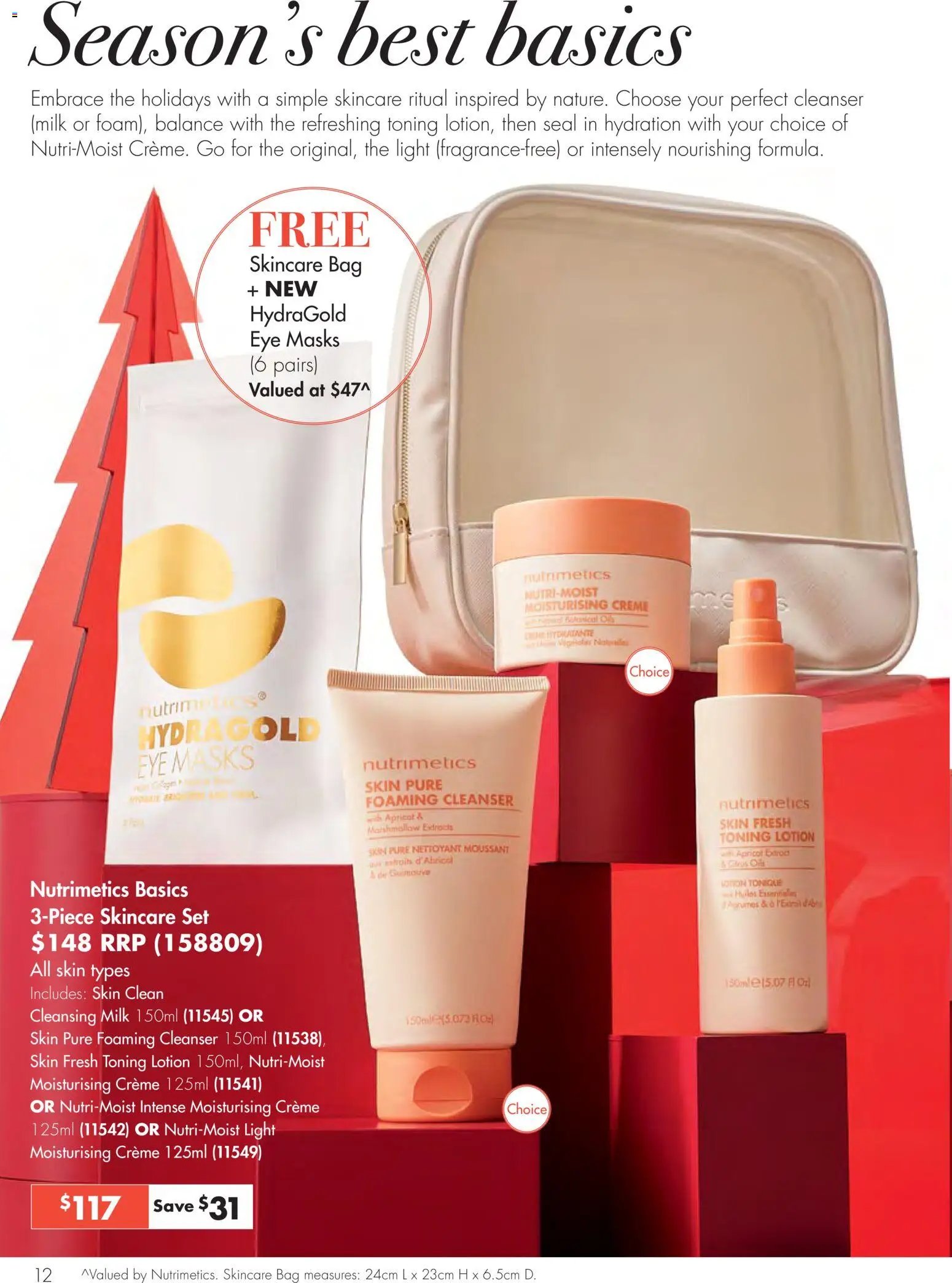 Nutrimetics Catalogue Christmas