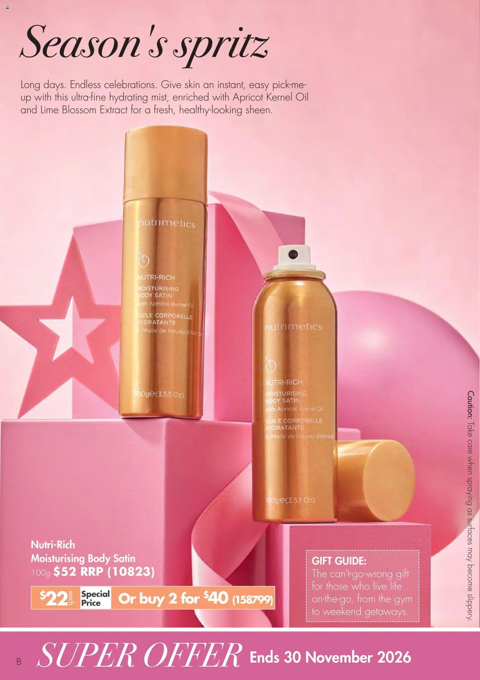 Nutrimetics Catalogue Christmas