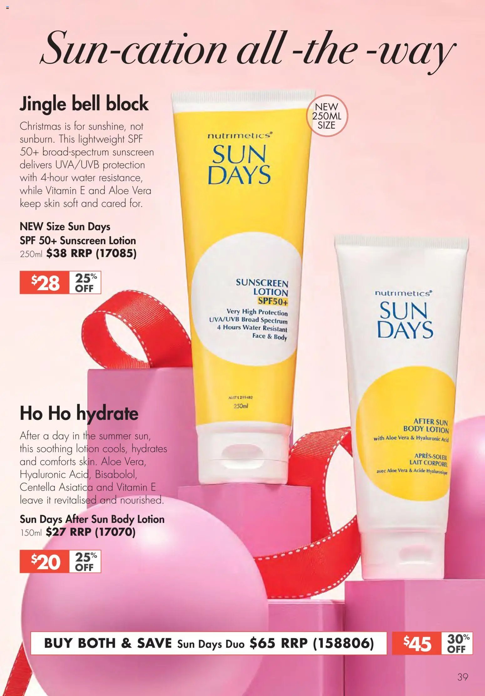 Nutrimetics Catalogue Christmas