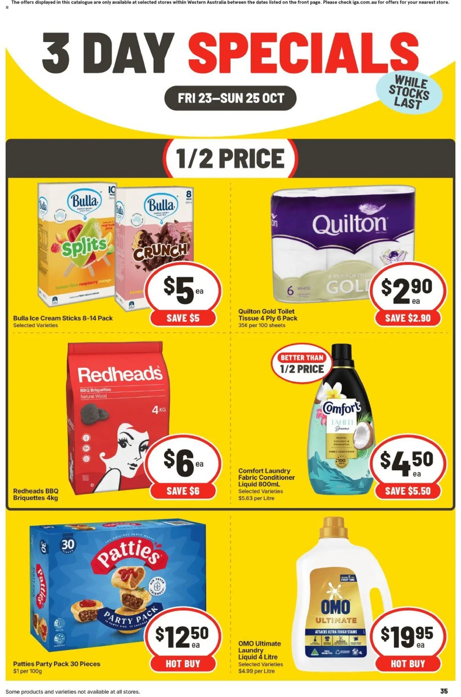 IGA 3 Day Specials WA