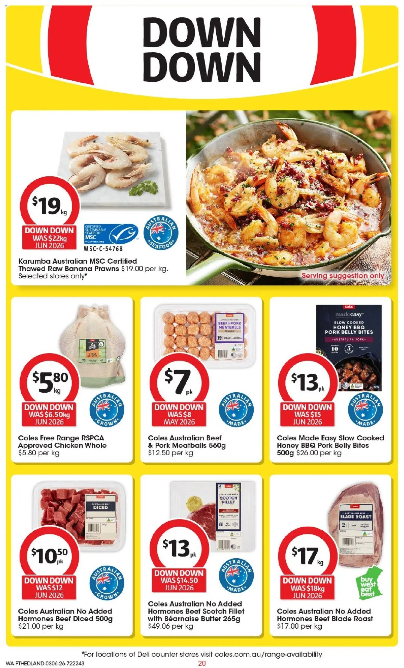 Coles catalogue WA
