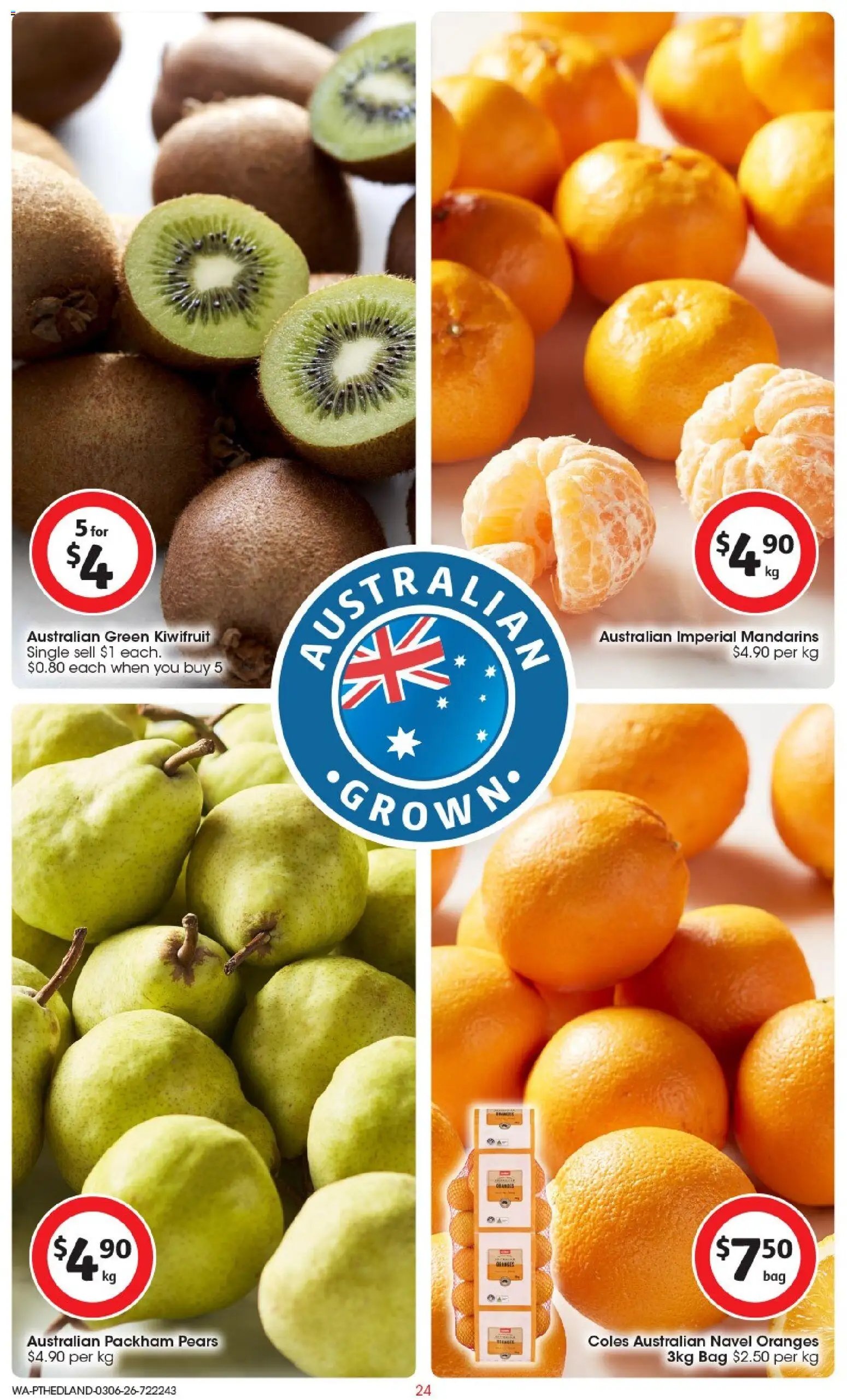 Coles catalogue WA