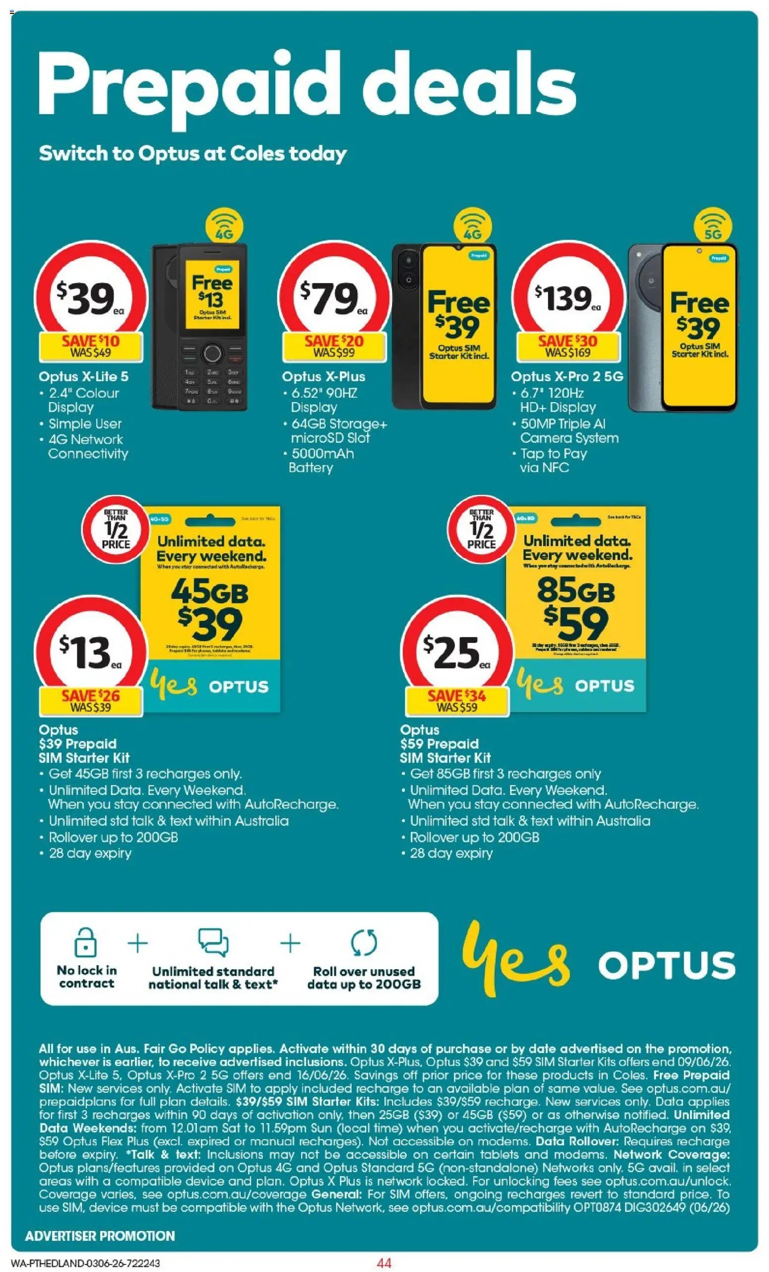 Coles catalogue WA
