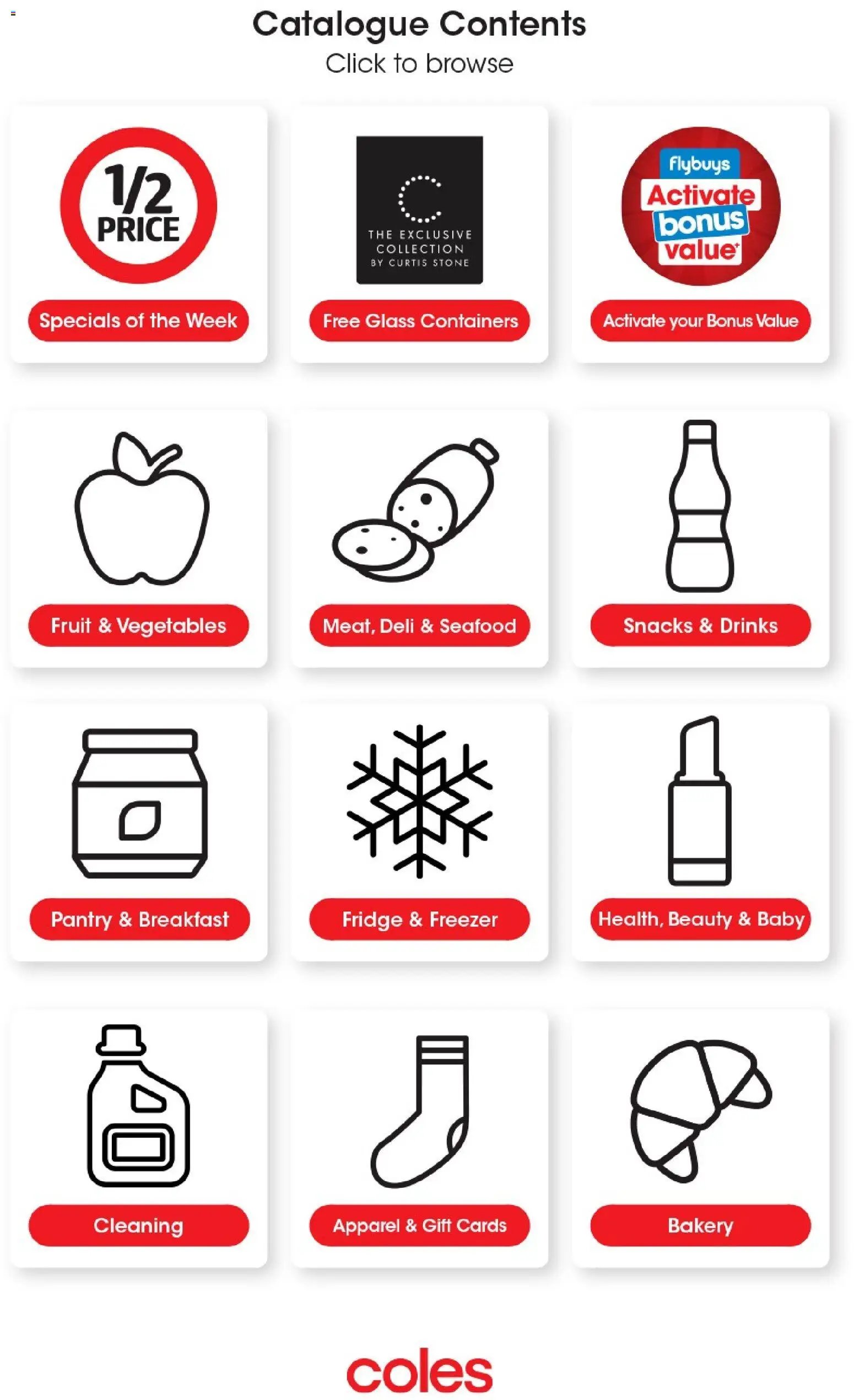 Coles catalogue WA