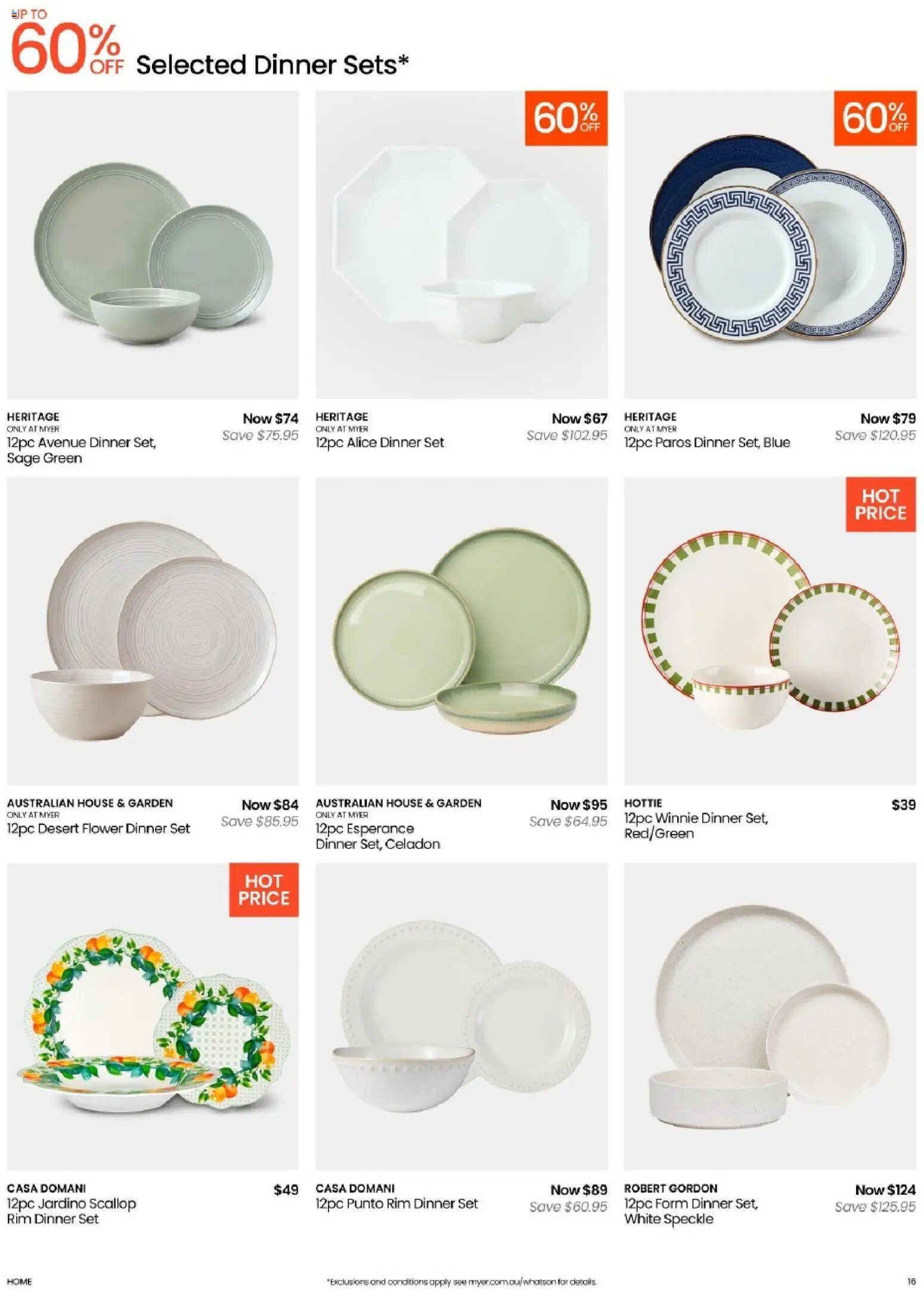 Myer Kitchen & Dining Home Essentials