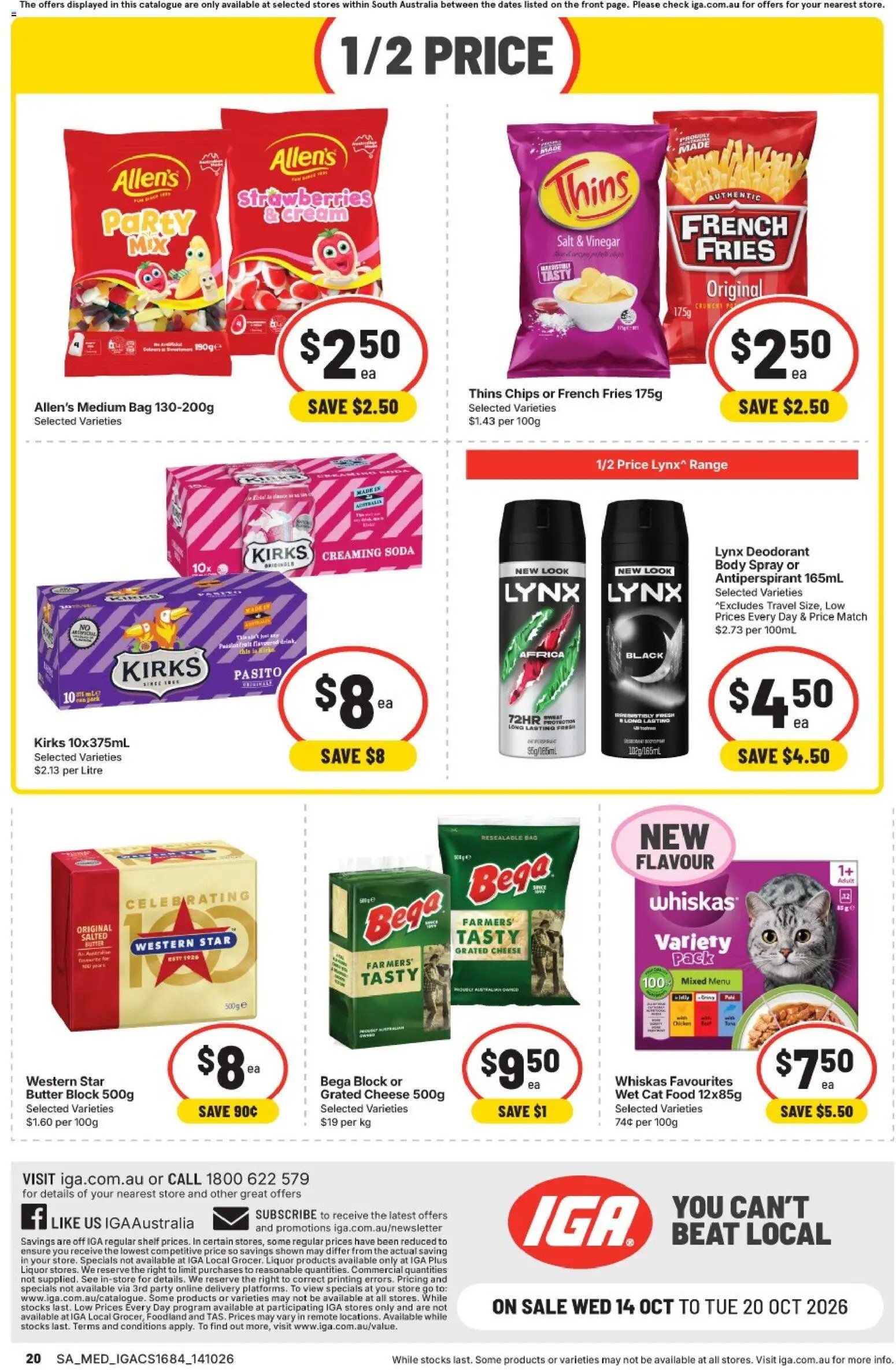 IGA catalogue SA
