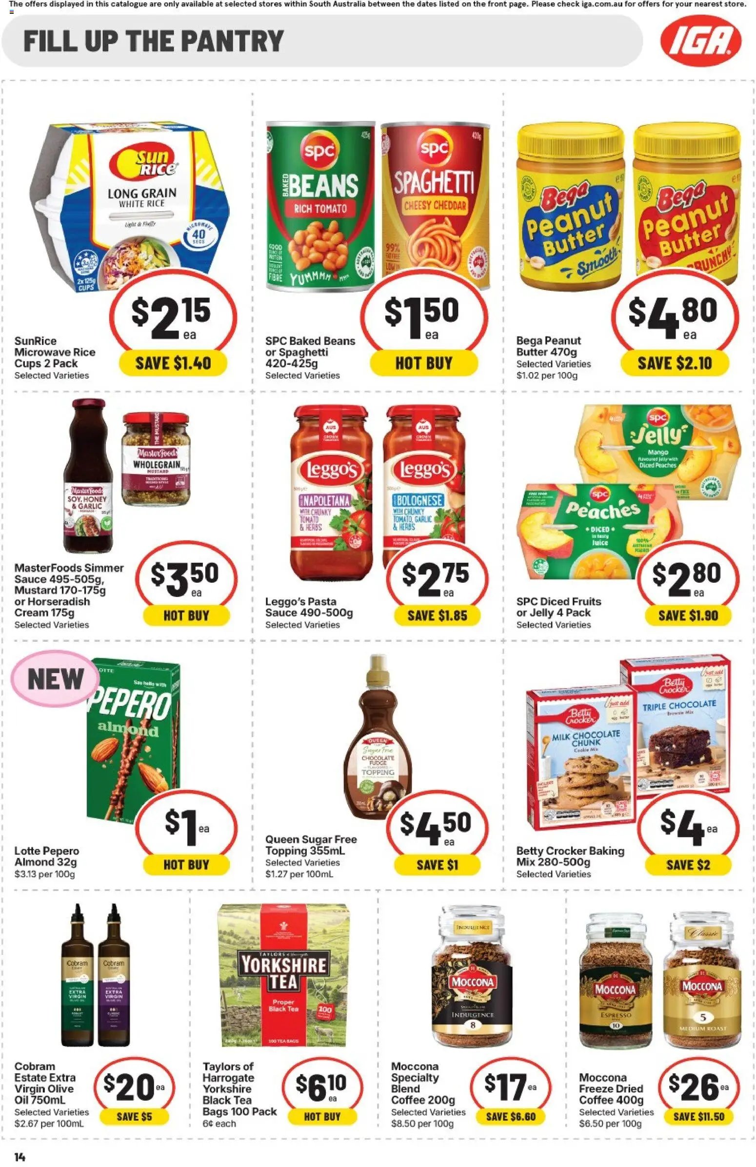 IGA catalogue SA