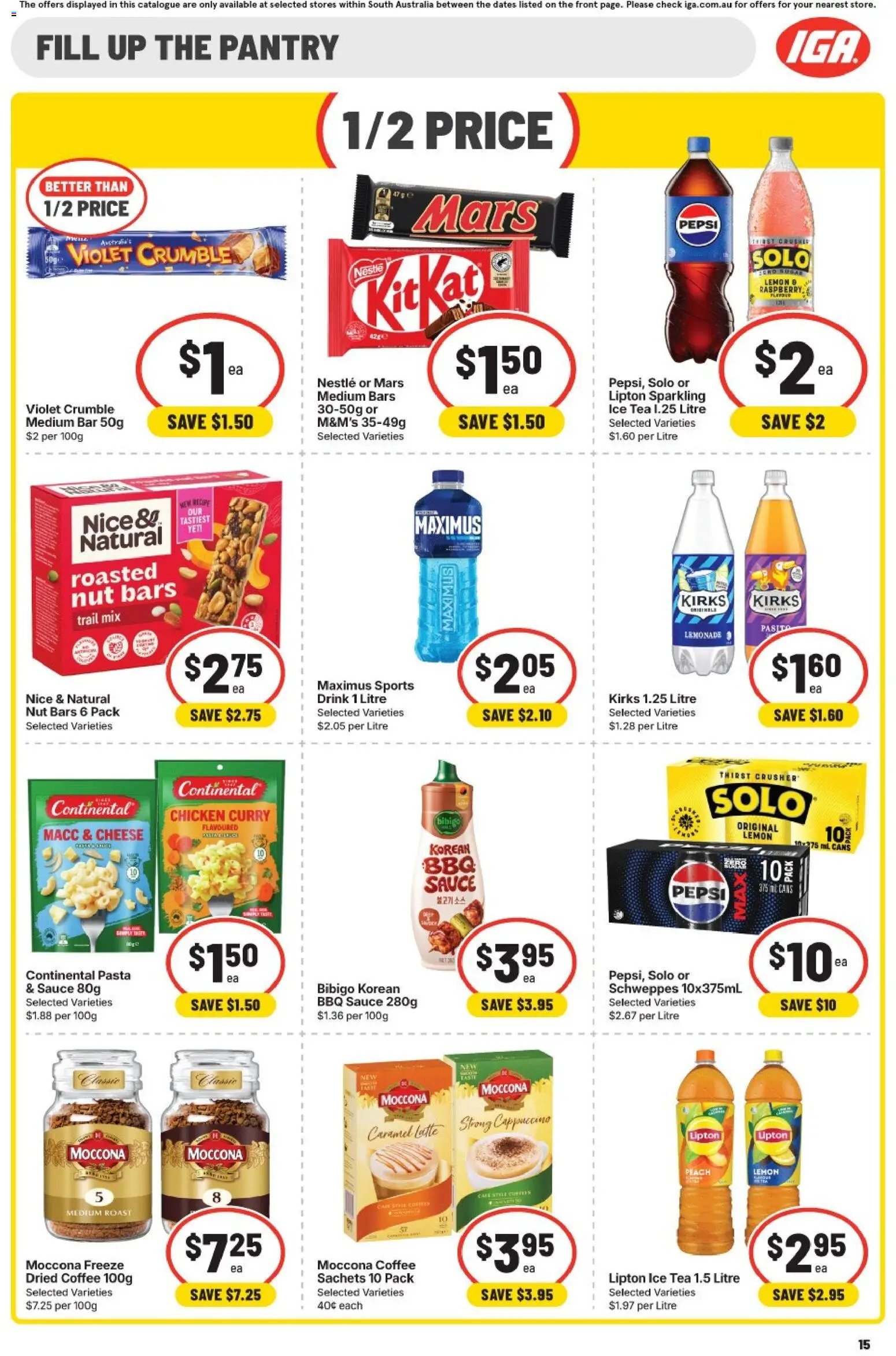IGA catalogue SA