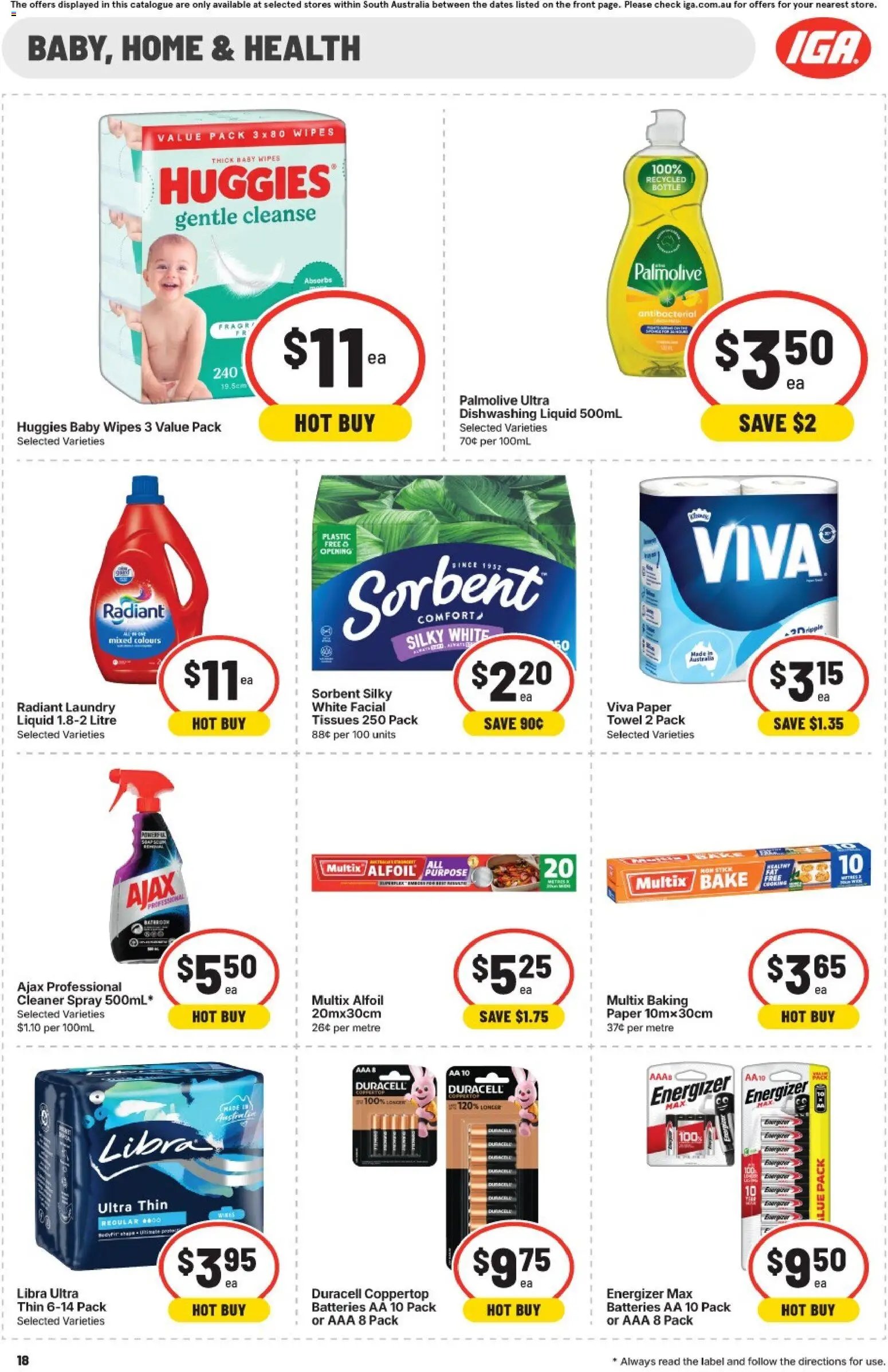 IGA catalogue SA
