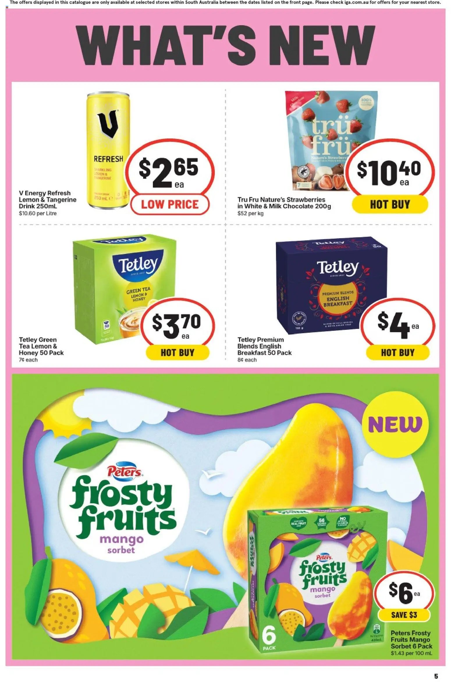IGA catalogue SA