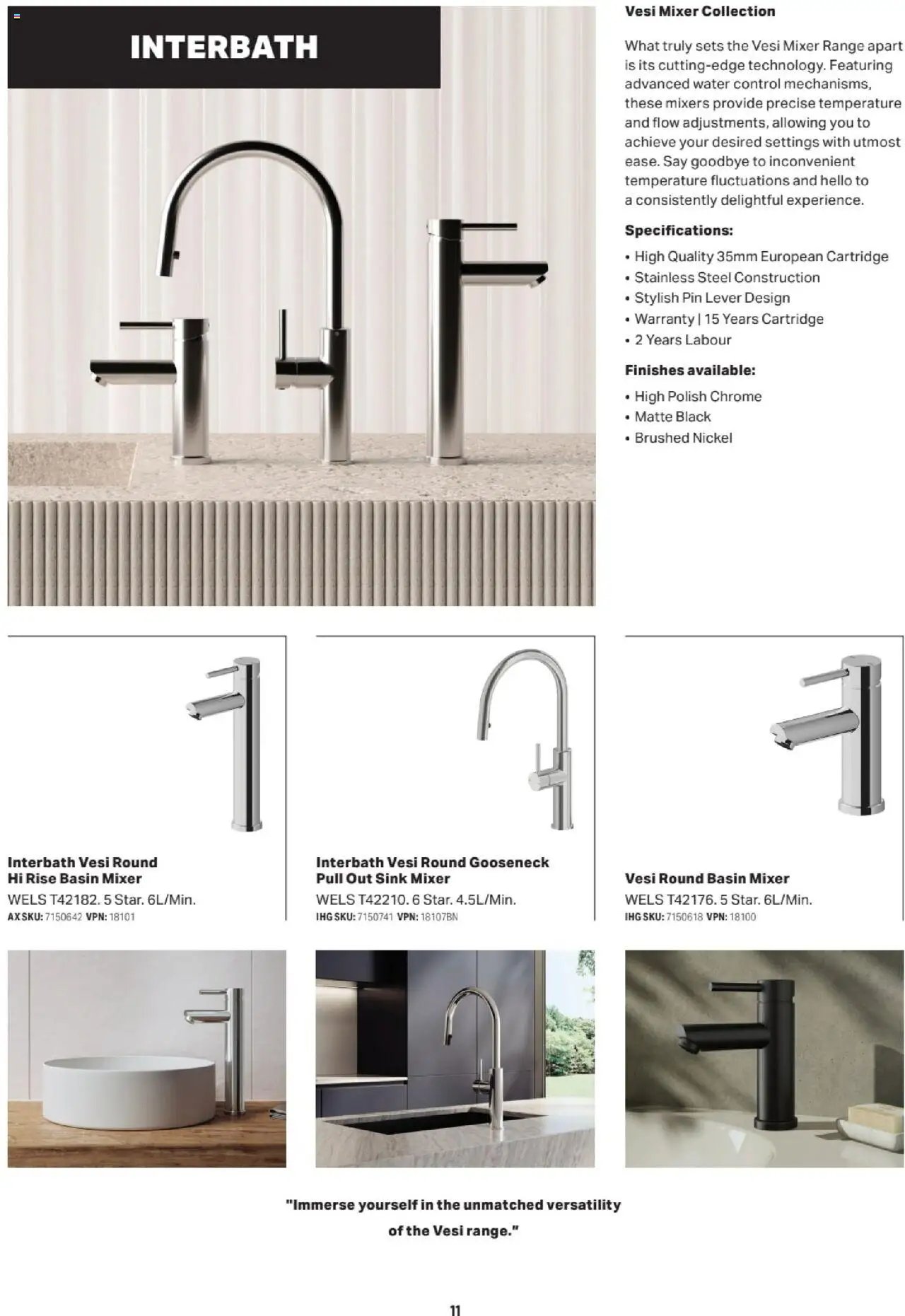 Mitre 10 - Bathroom, Kitchen & Laundry E-Selection Guide 2025 (2025-06-27 - 2026-06-30) | 11