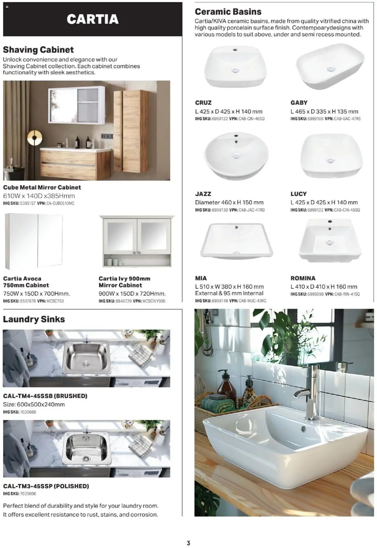 Mitre 10 - Bathroom, Kitchen & Laundry E-Selection Guide 2025 (2025-06-27 - 2026-06-30) | 3