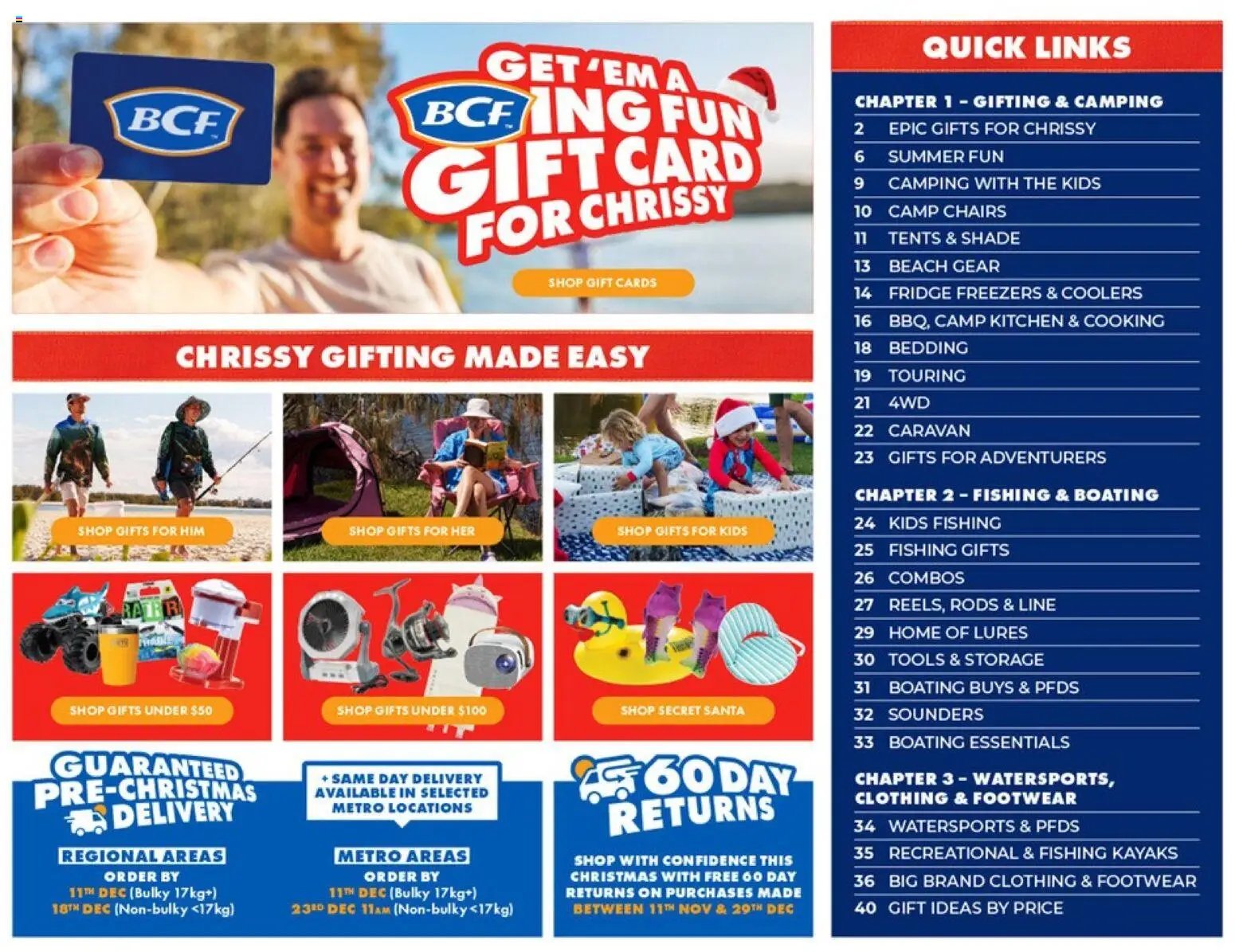 BCF Catalogue Chrissy is BCFing Fun Gift Guide - WA  (2025-12-03 - 2025-12-24) | 2