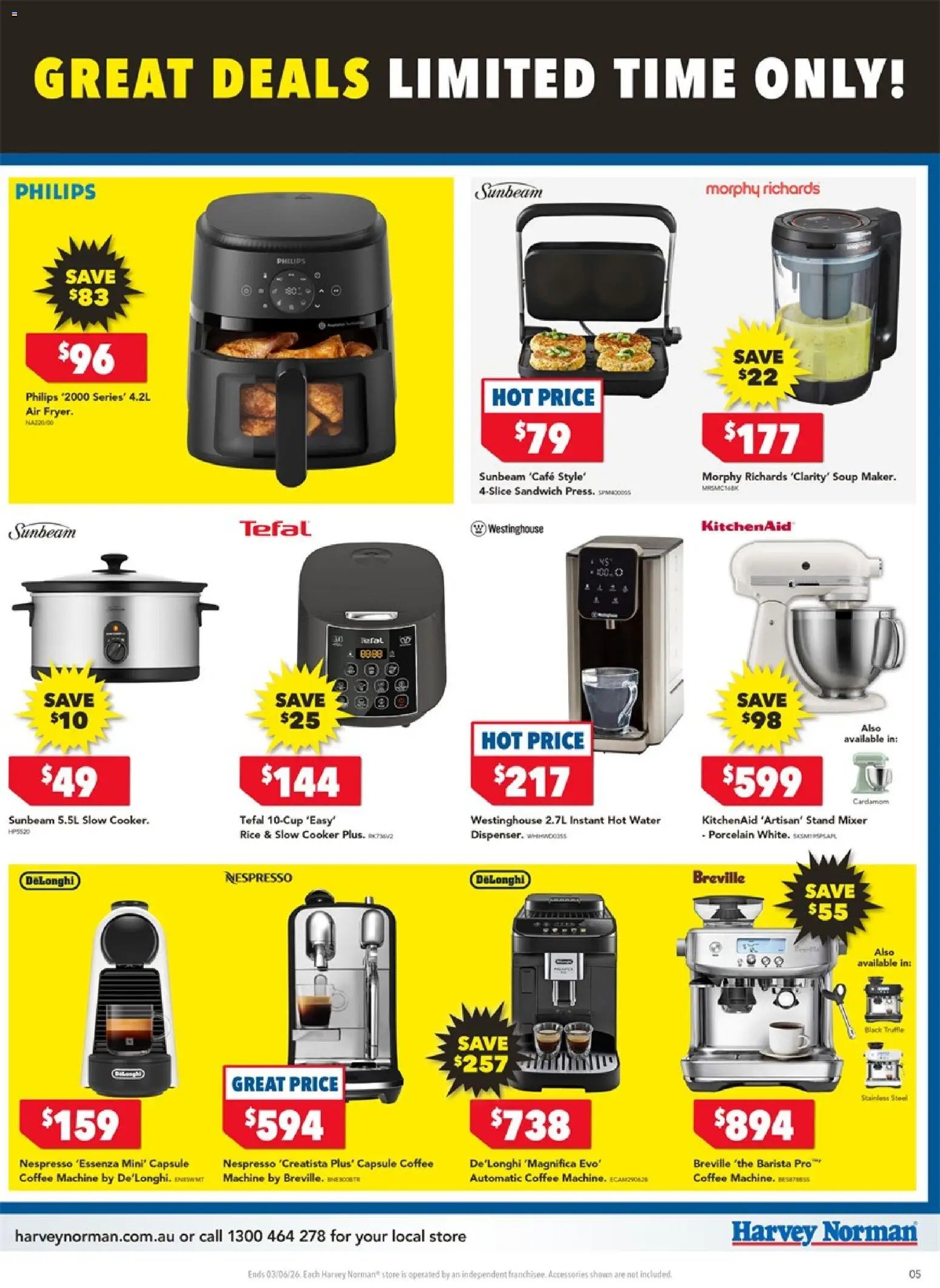 Harvey Norman Electrical Clearance