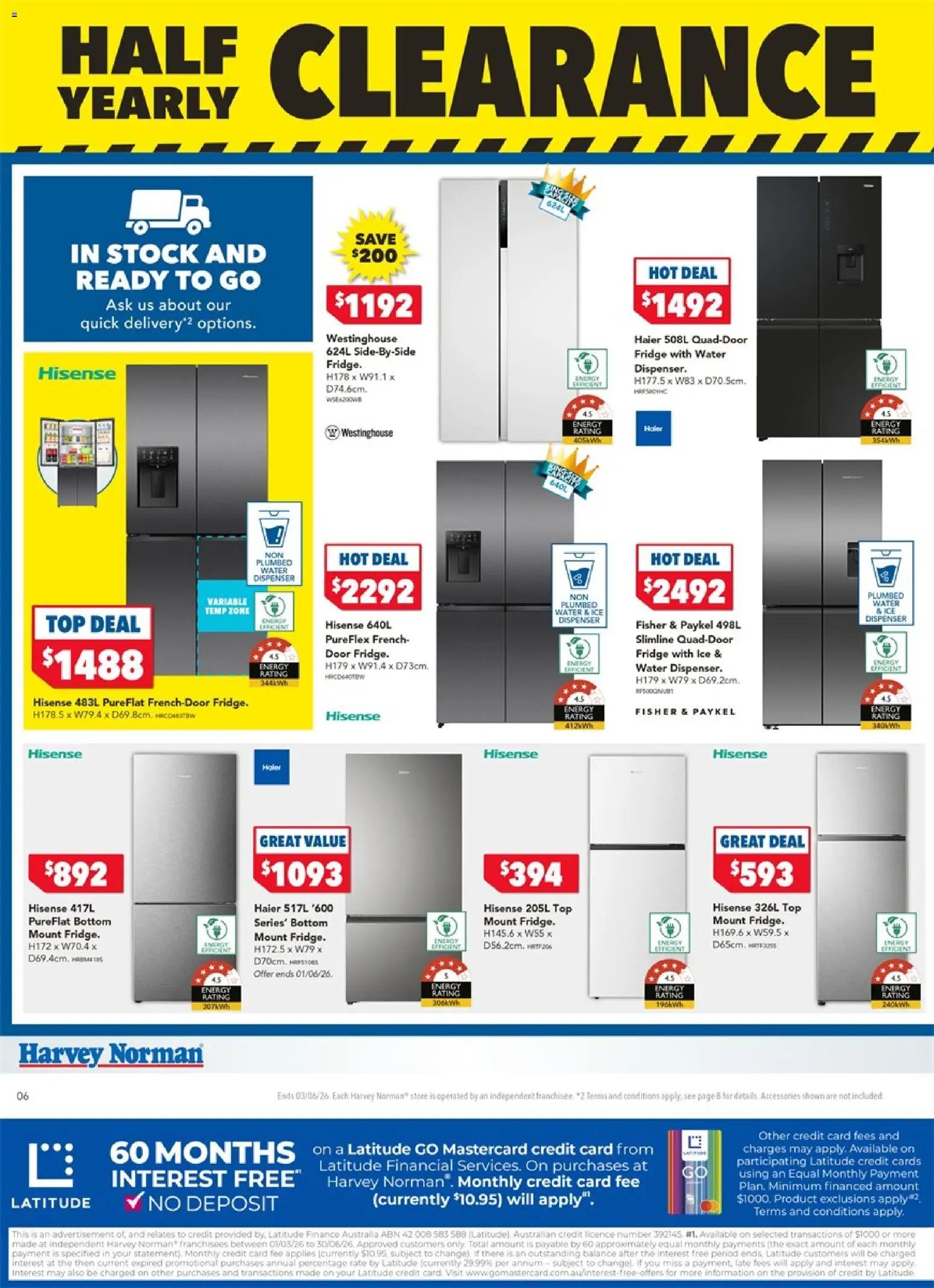 Harvey Norman Electrical Clearance