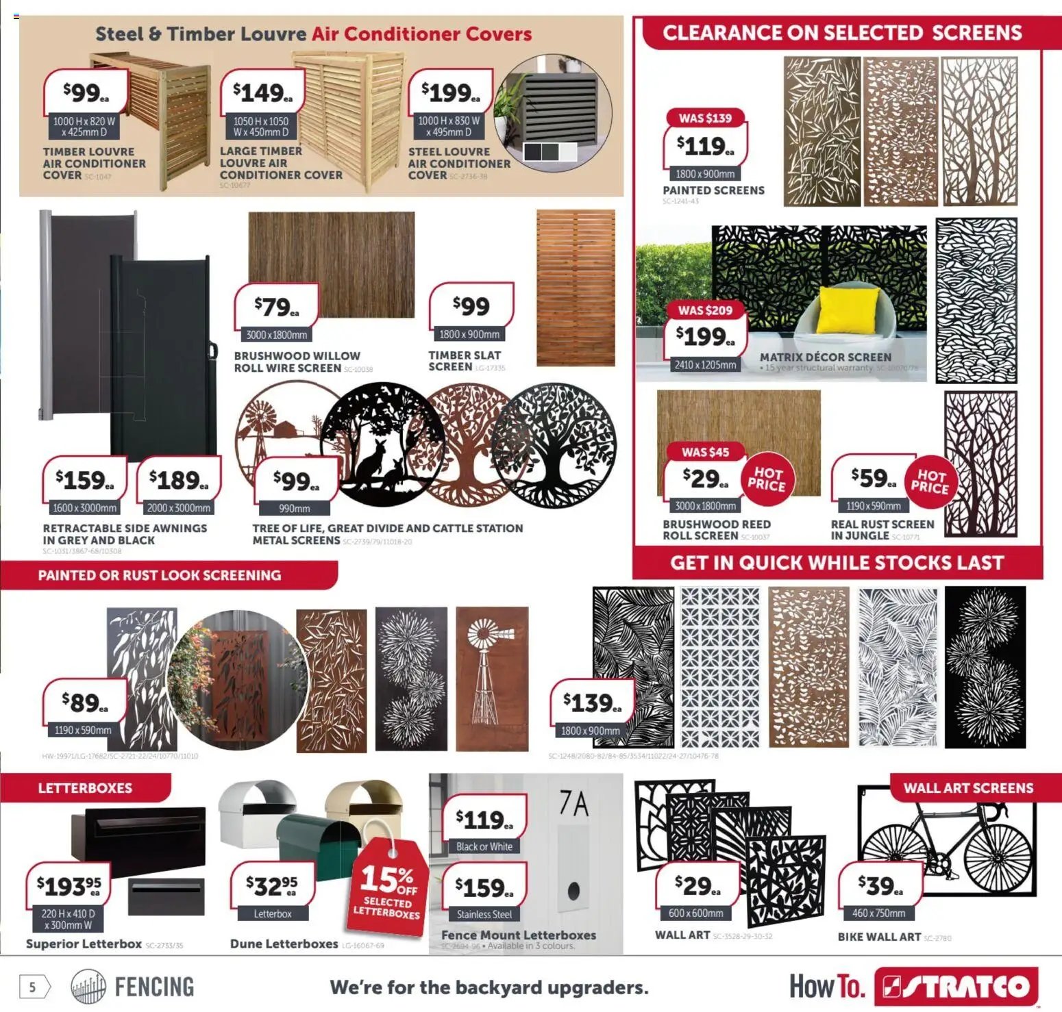 Stratco catalogue QLD