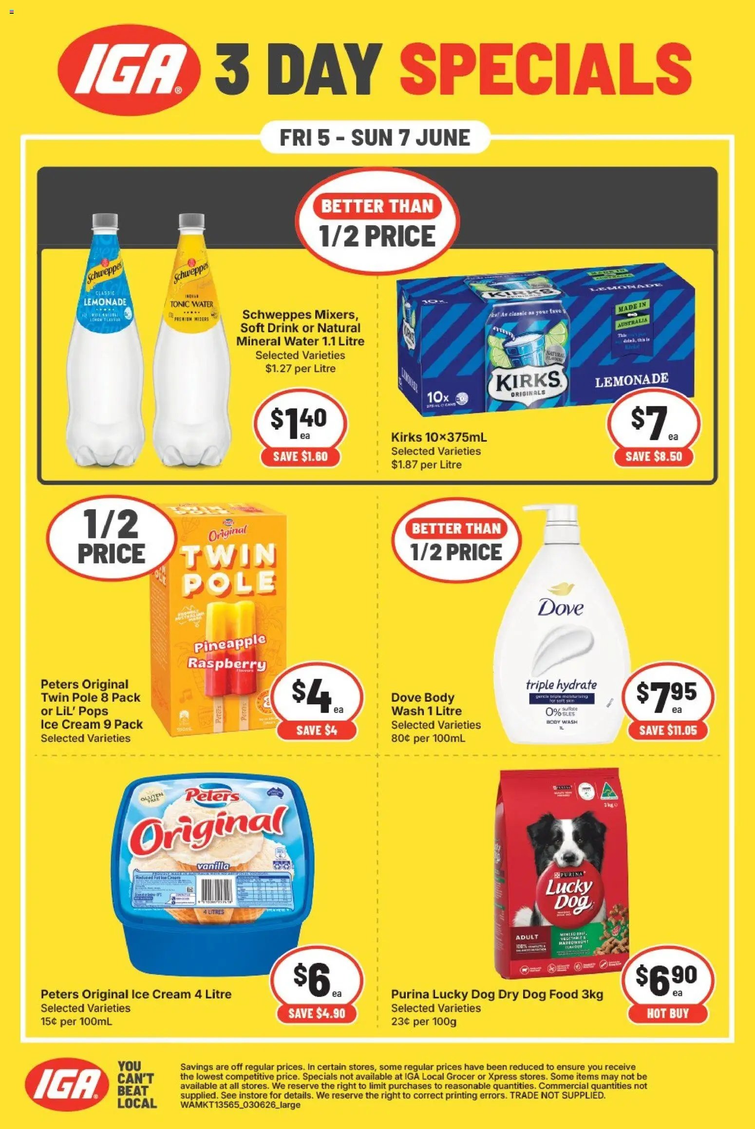 IGA - 3 Day Specials - WA