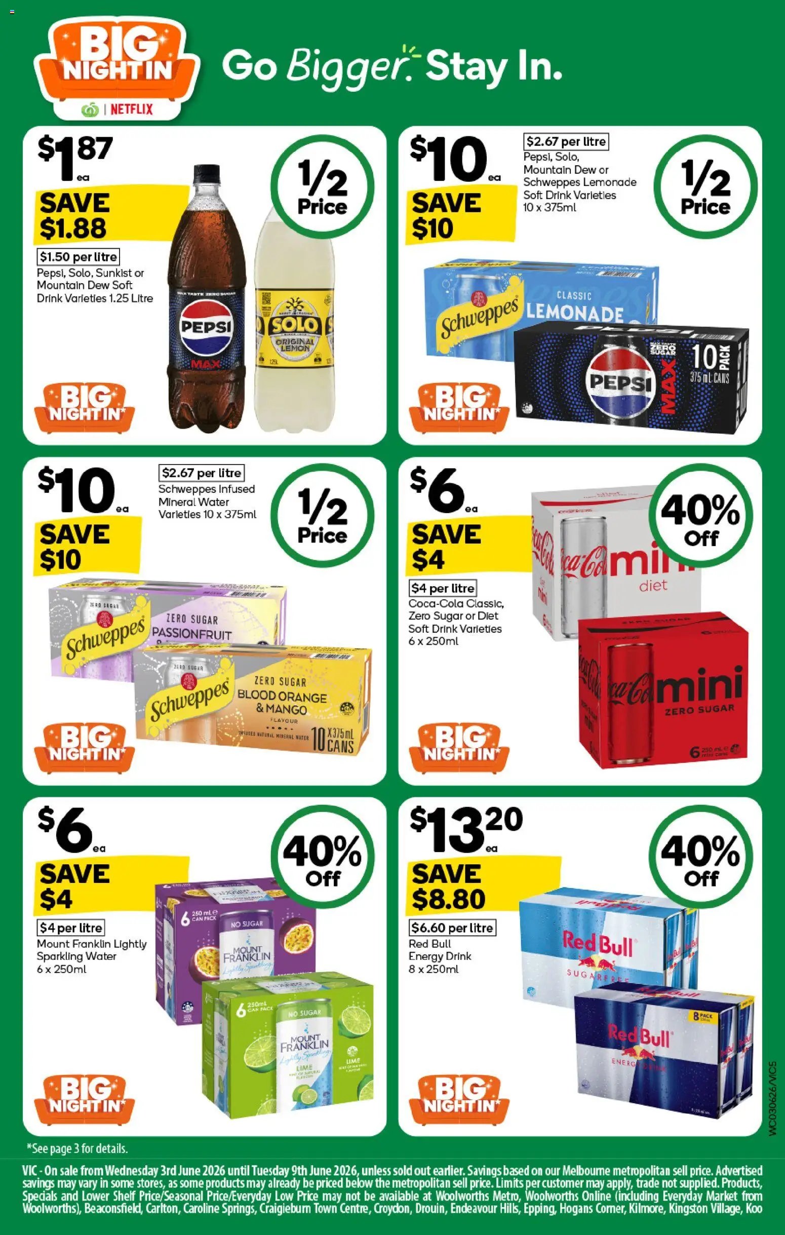 Woolworths catalogue VIC