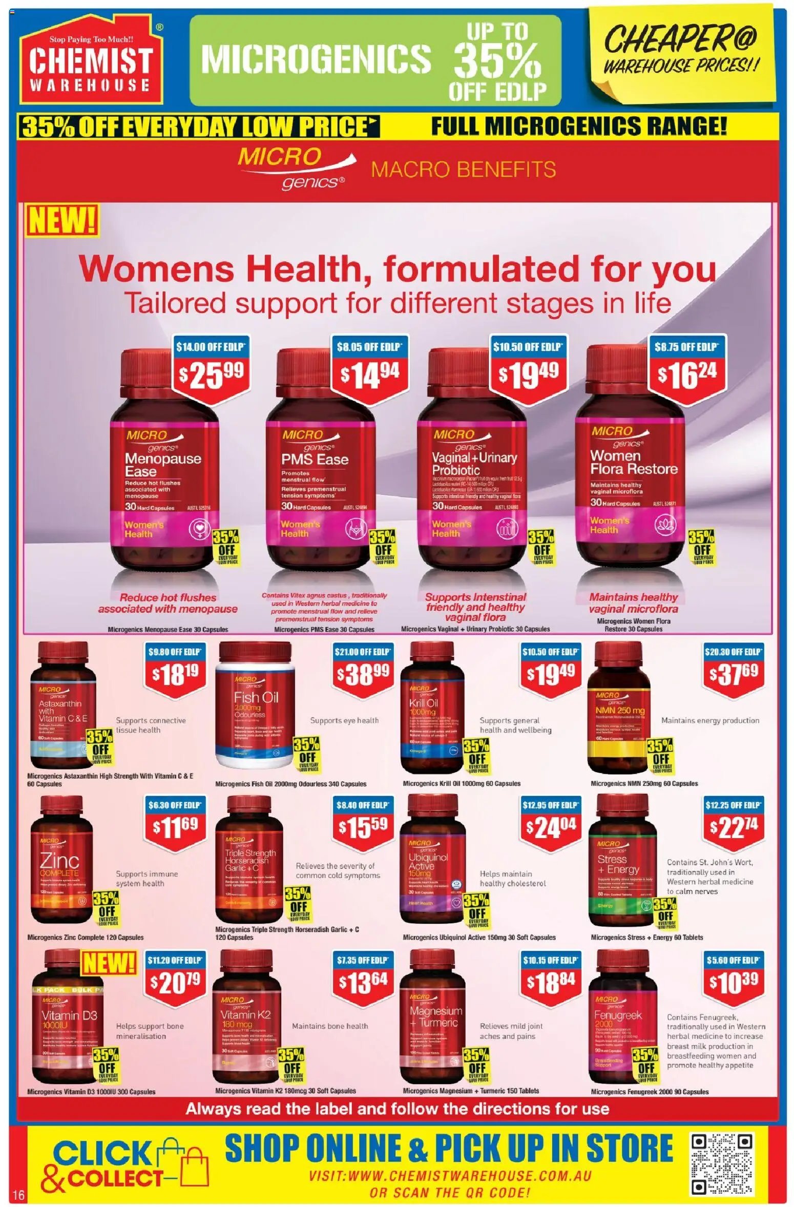 Chemist Warehouse catalogue