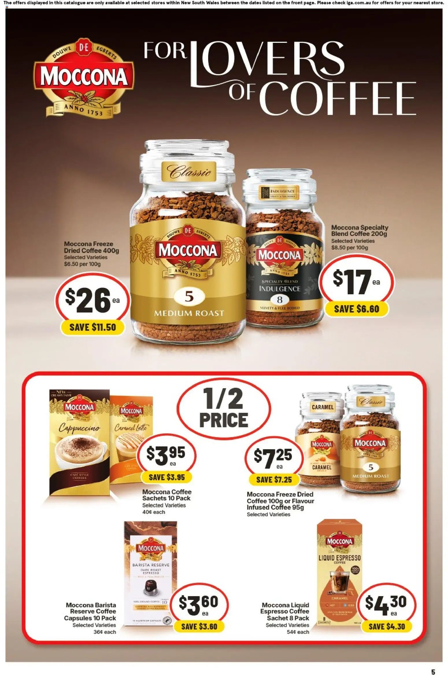 IGA Extra Specials NSW