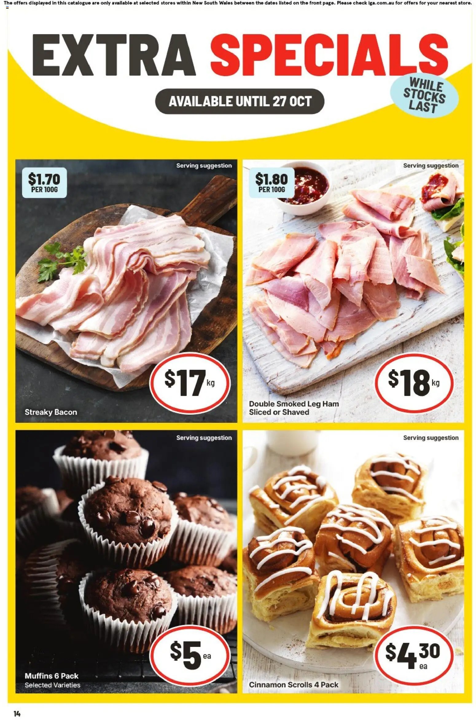 IGA Extra Specials NSW