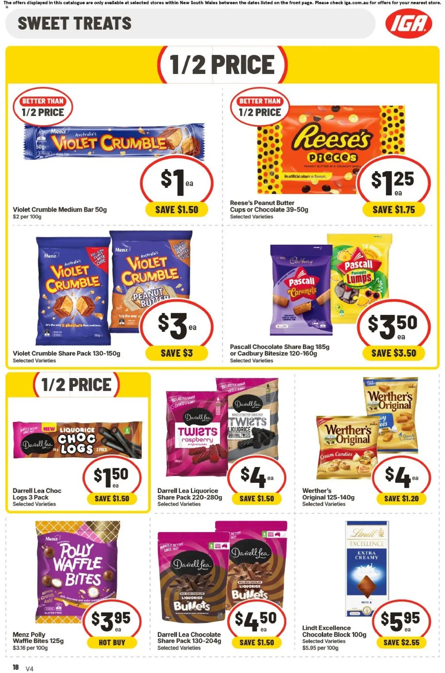 IGA Extra Specials NSW