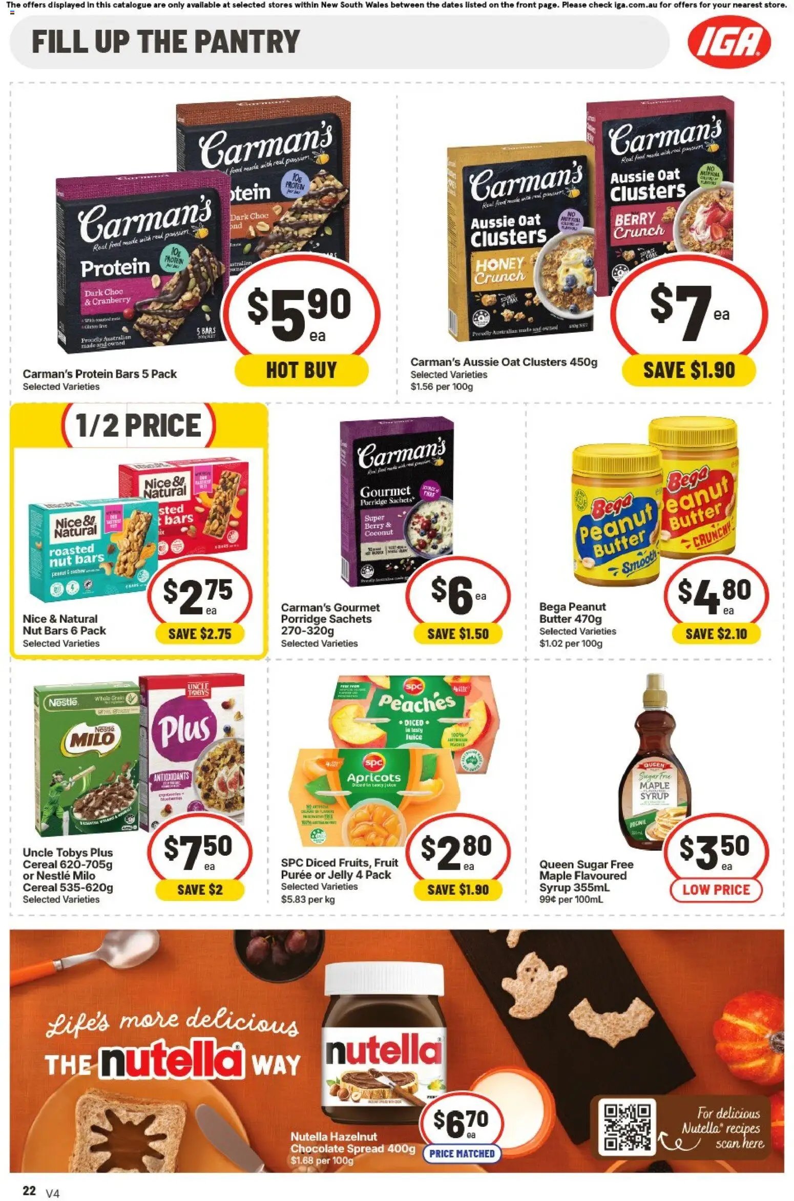 IGA Extra Specials NSW
