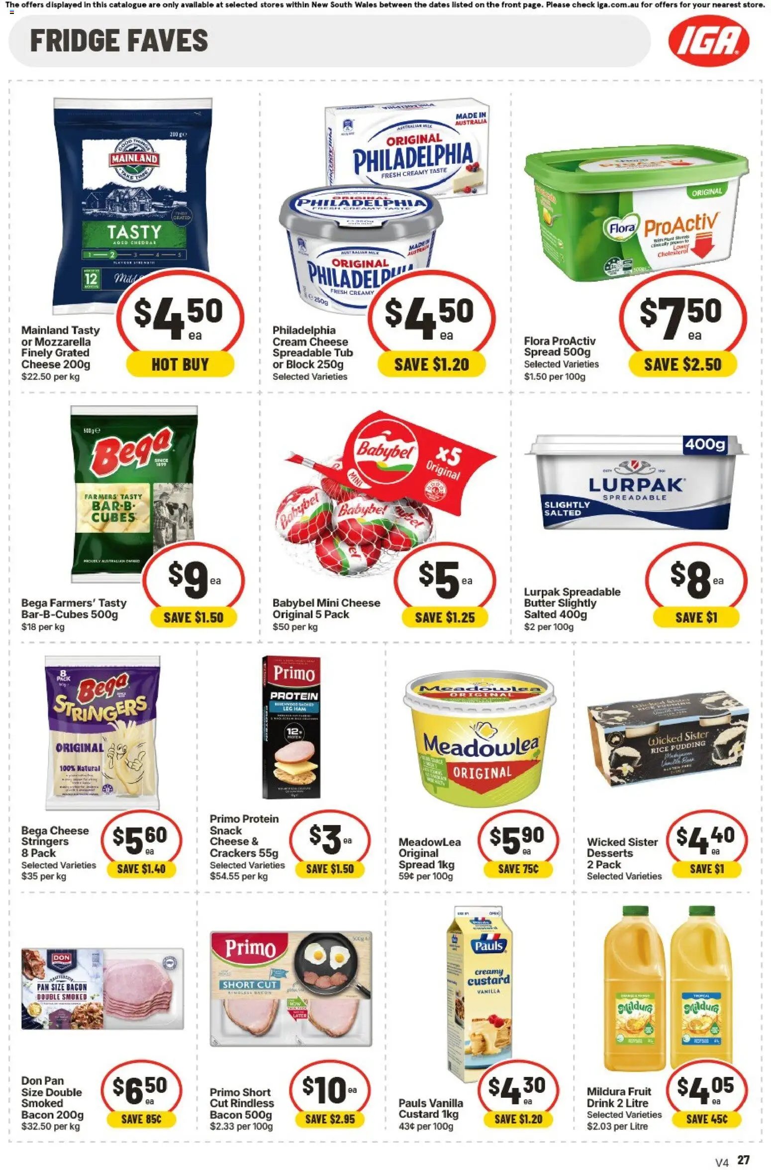 IGA Extra Specials NSW