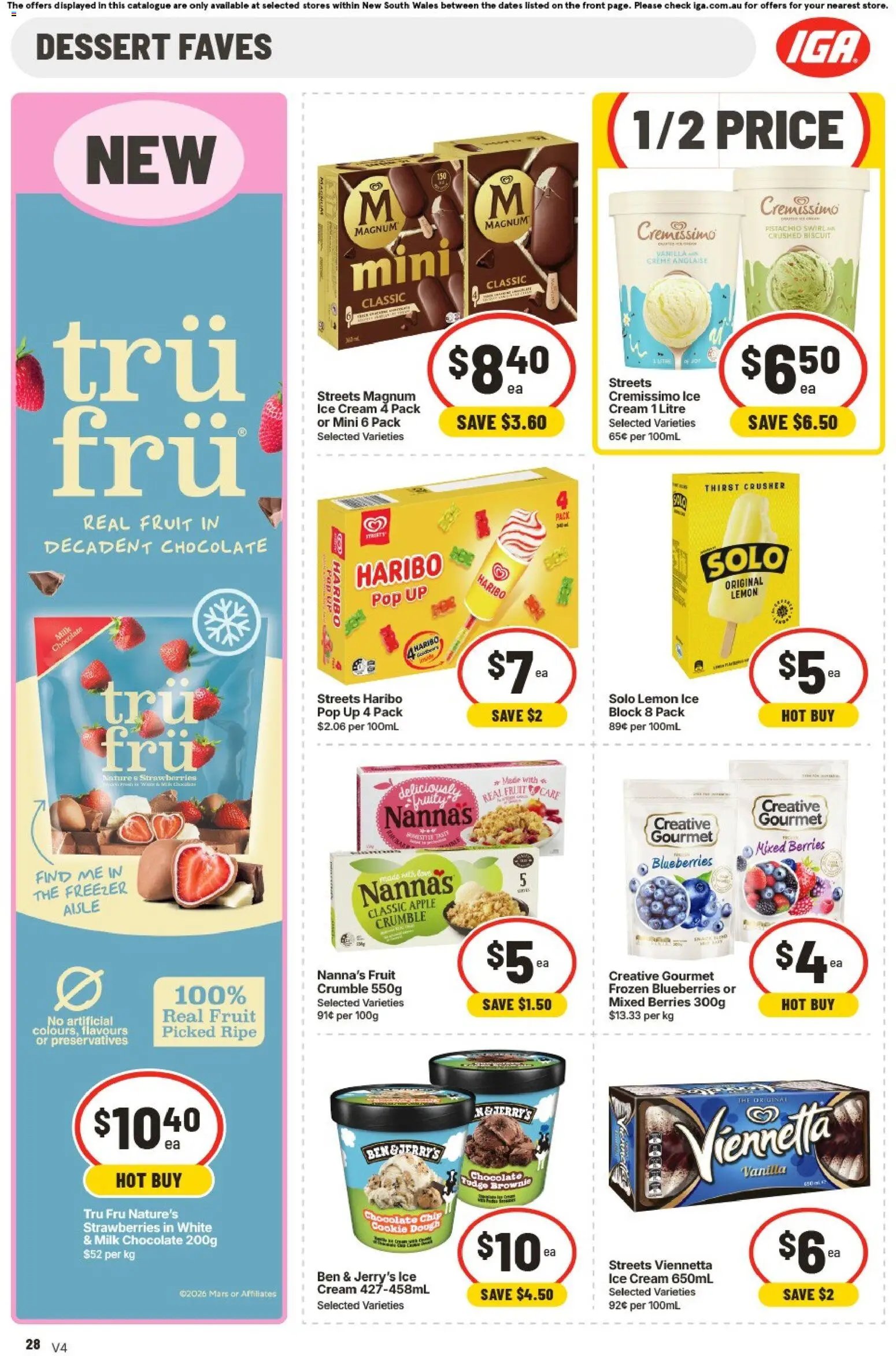 IGA Extra Specials NSW