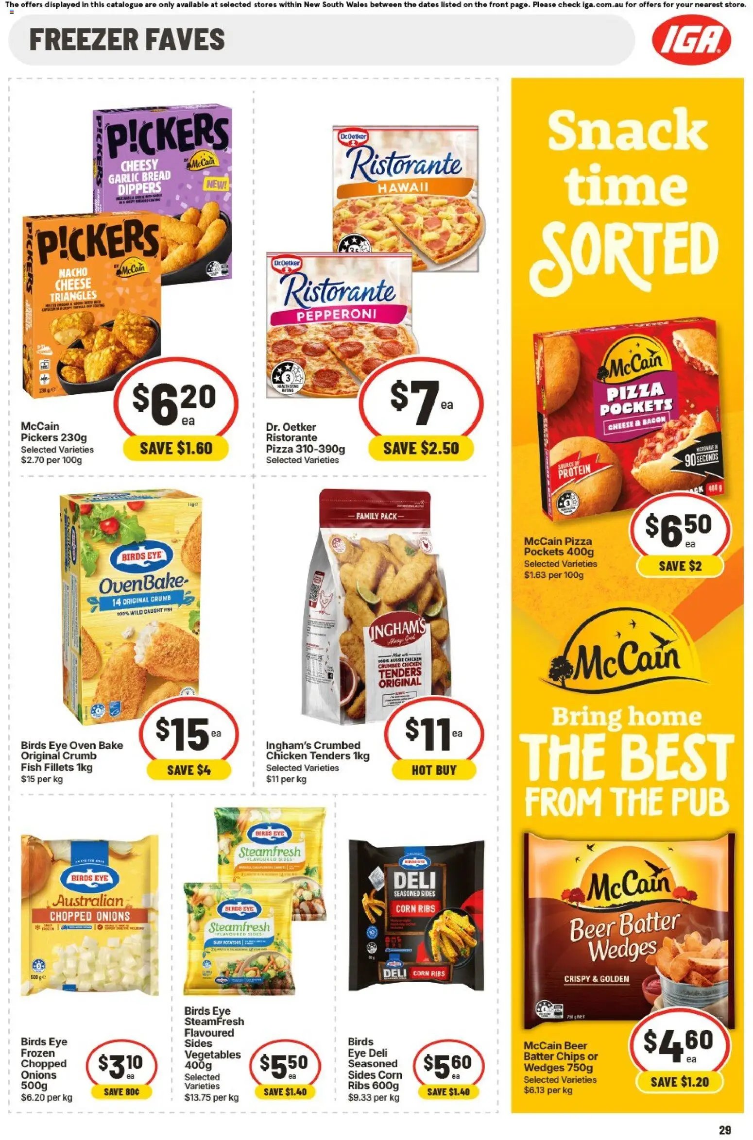IGA Extra Specials NSW
