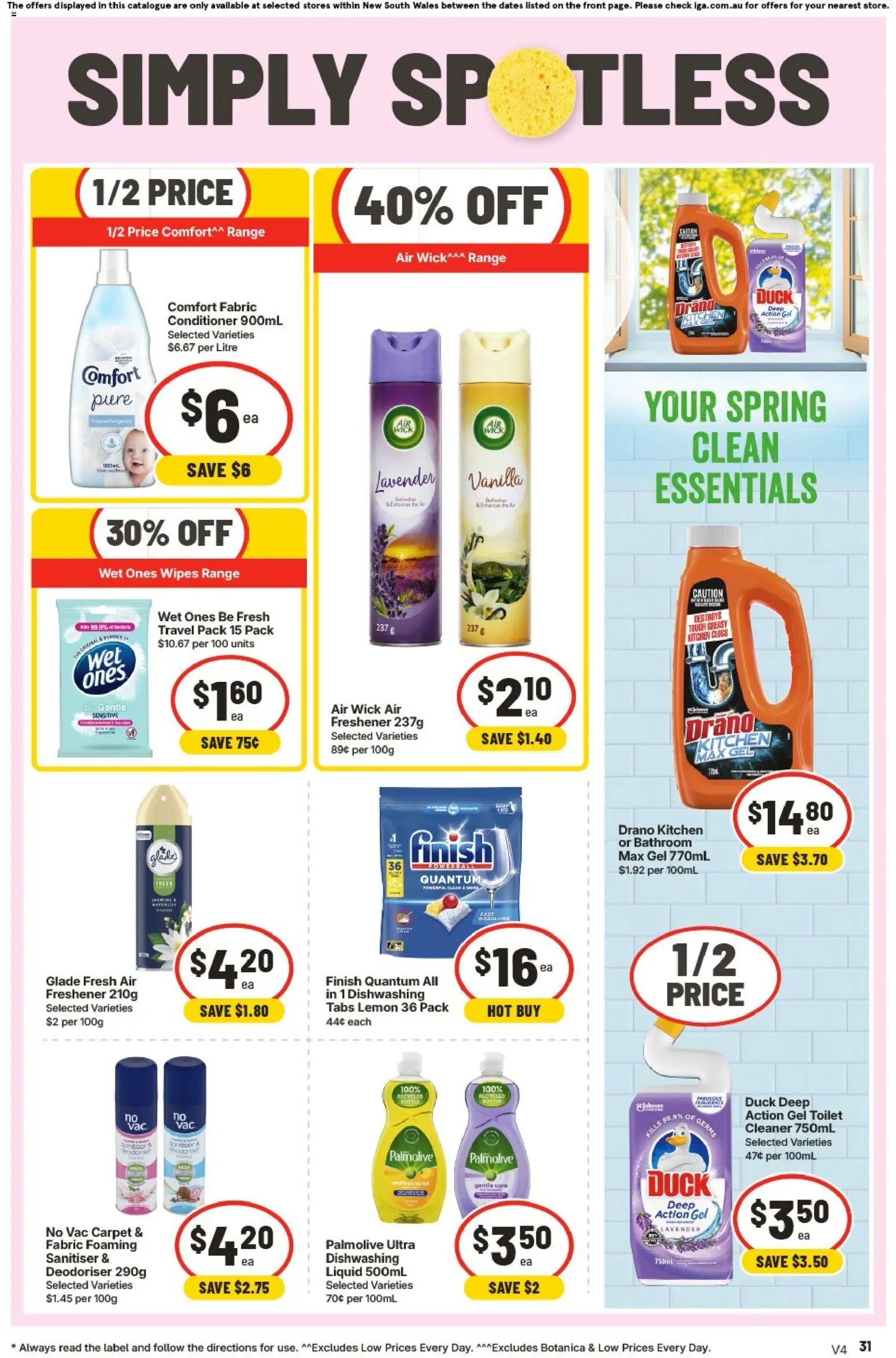 IGA Extra Specials NSW