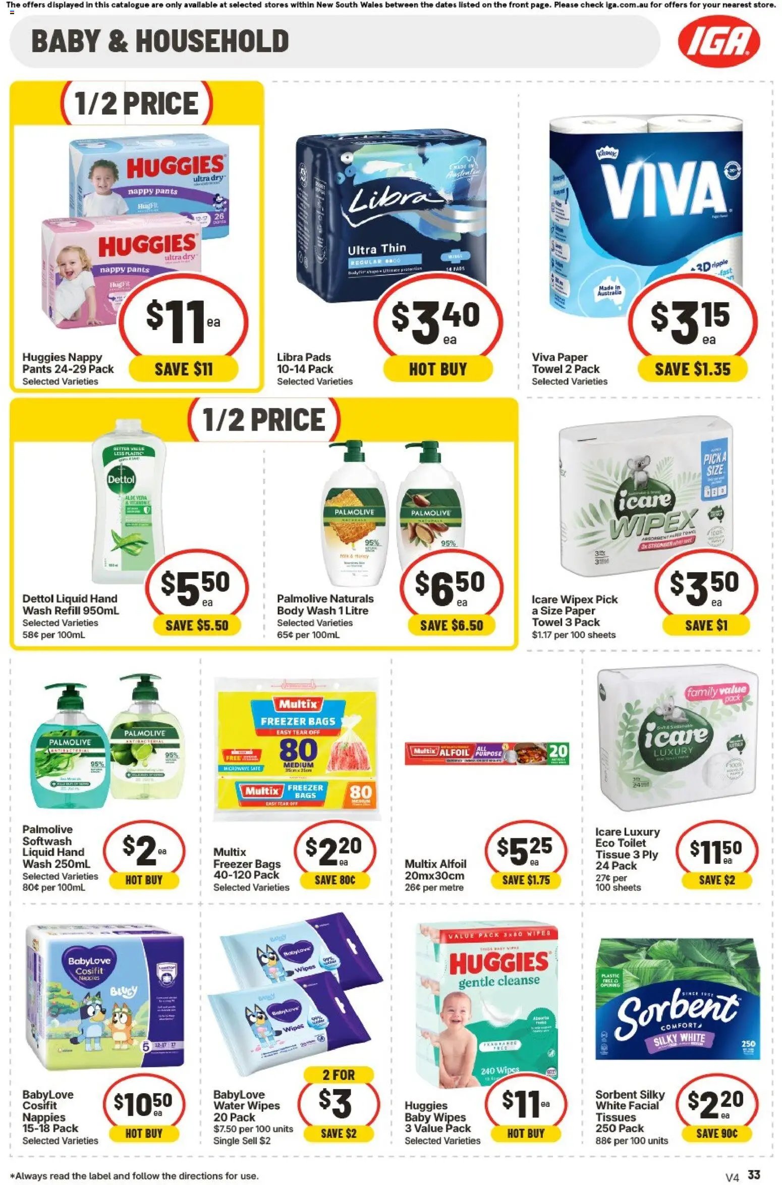 IGA Extra Specials NSW