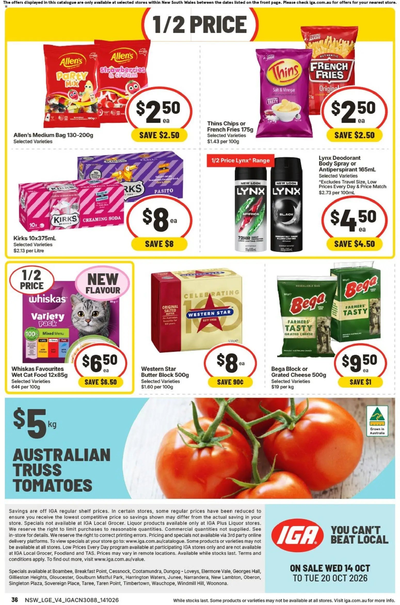 IGA Extra Specials NSW