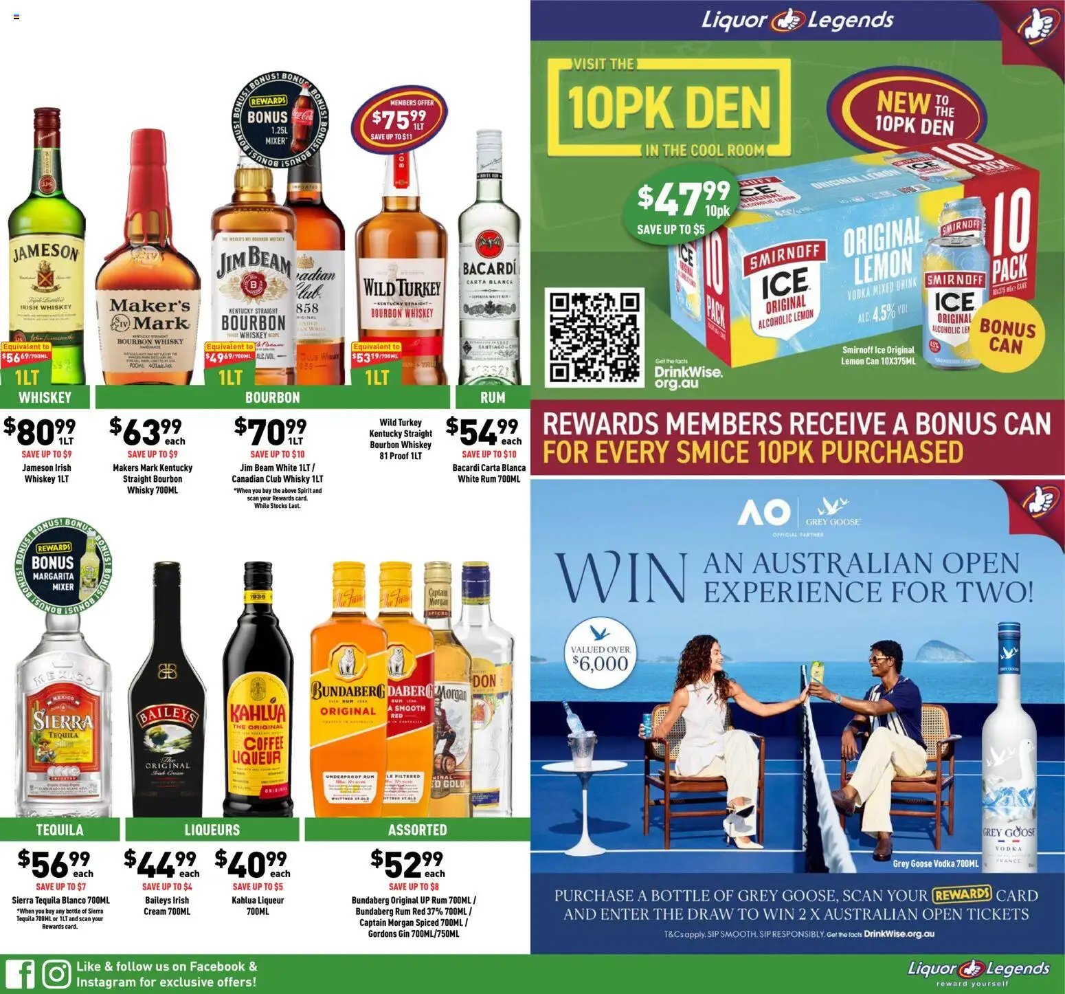 Liquor Legends catalogue Brisbane