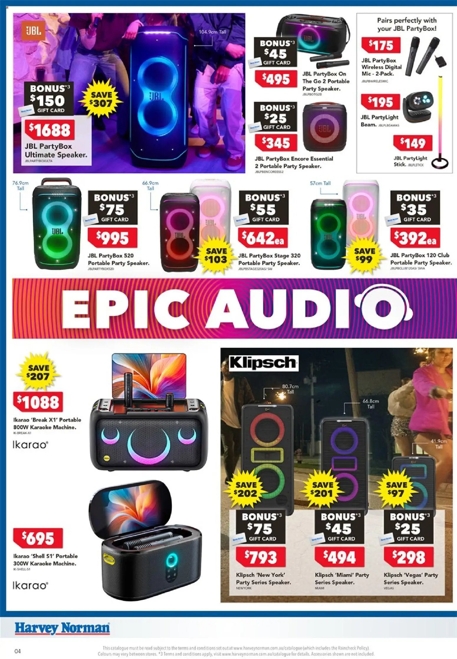 Harvey Norman Epic Audio  (2026-05-14 - 2026-05-24) | 4