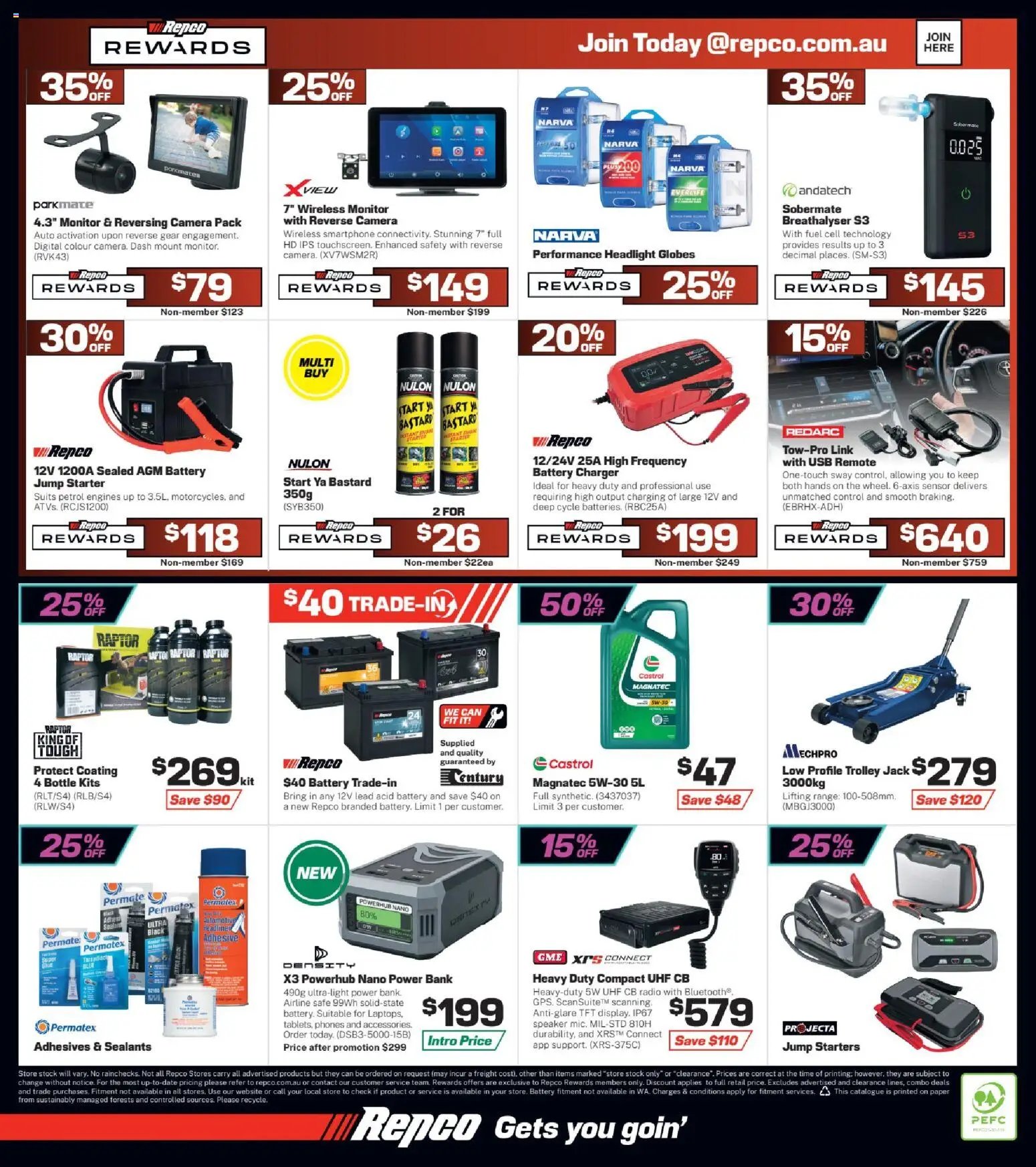 Repco catalogue