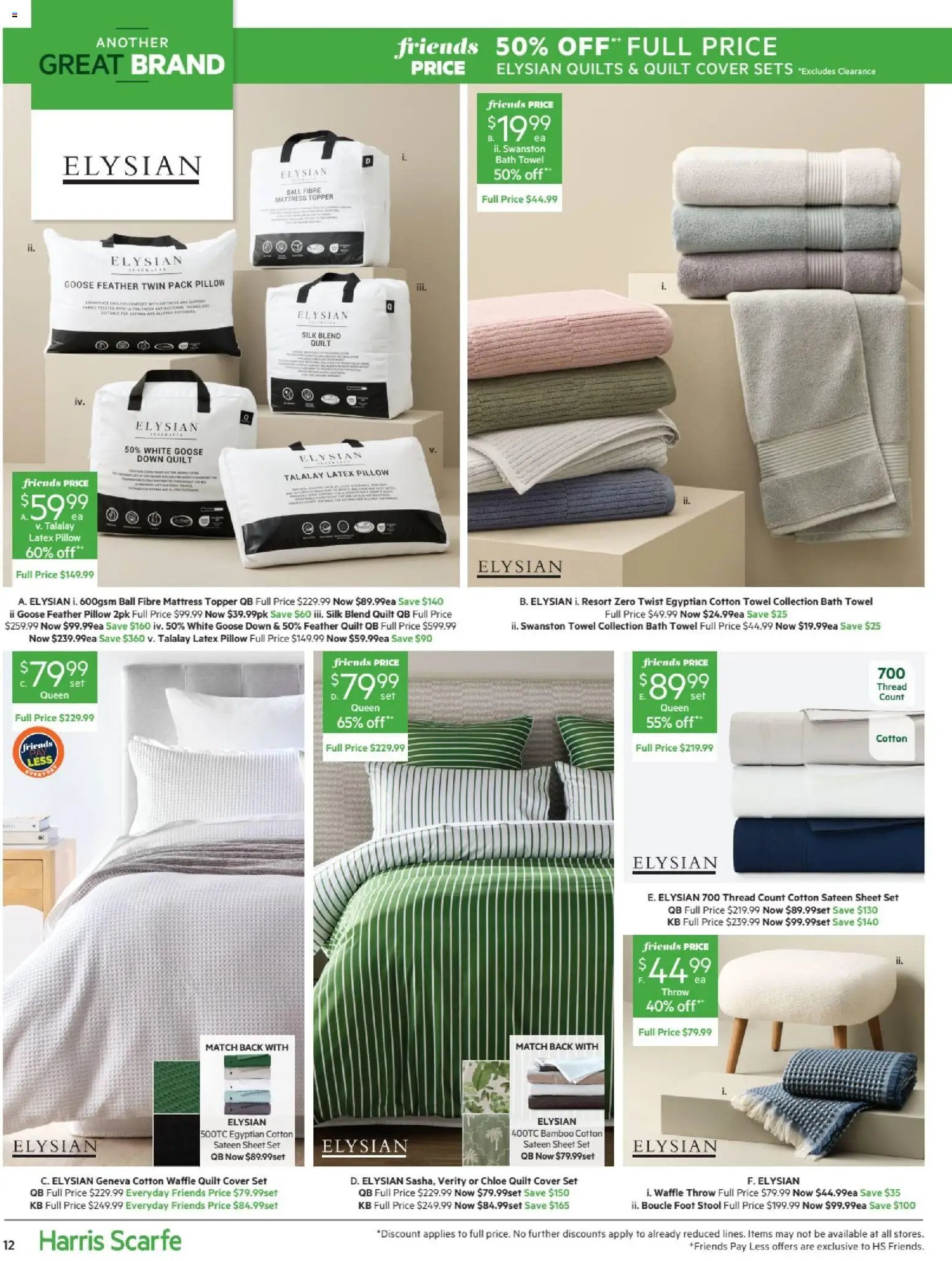 Harris Scarfe catalogue