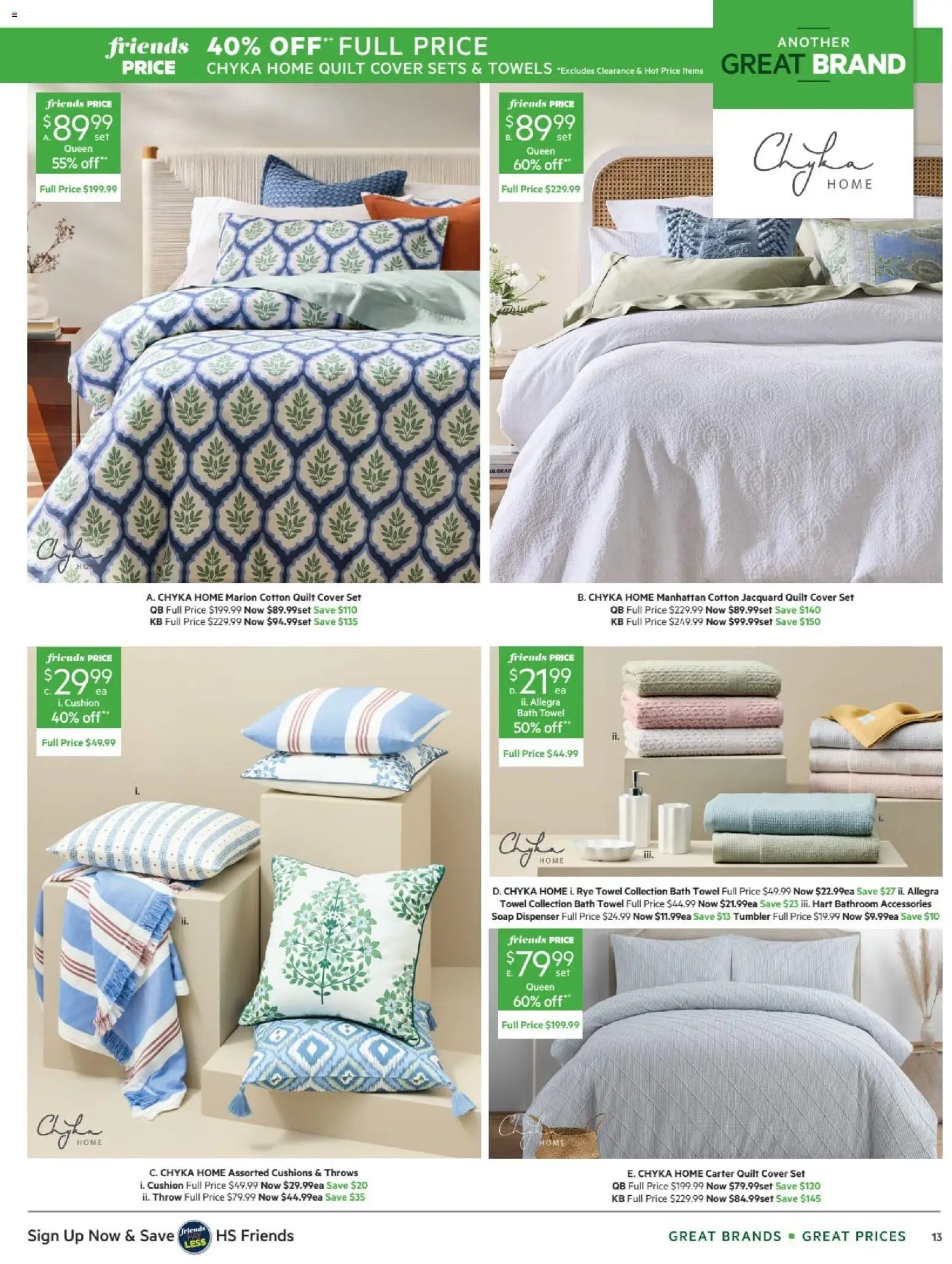 Harris Scarfe catalogue
