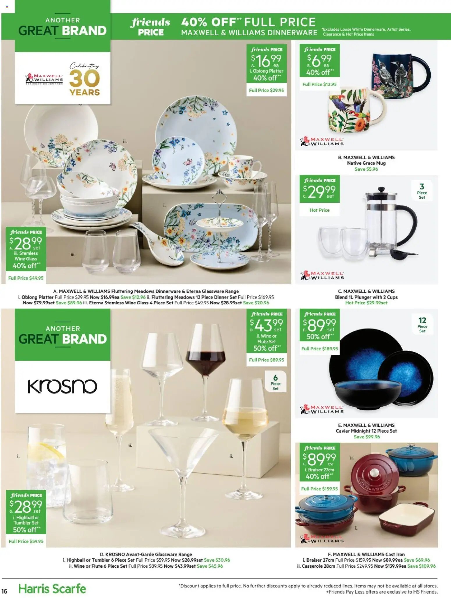 Harris Scarfe catalogue