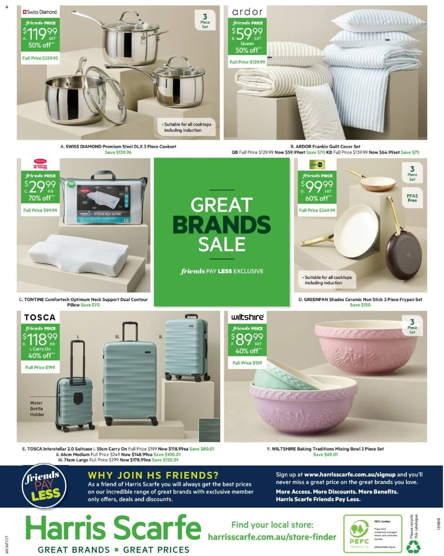 Harris Scarfe catalogue