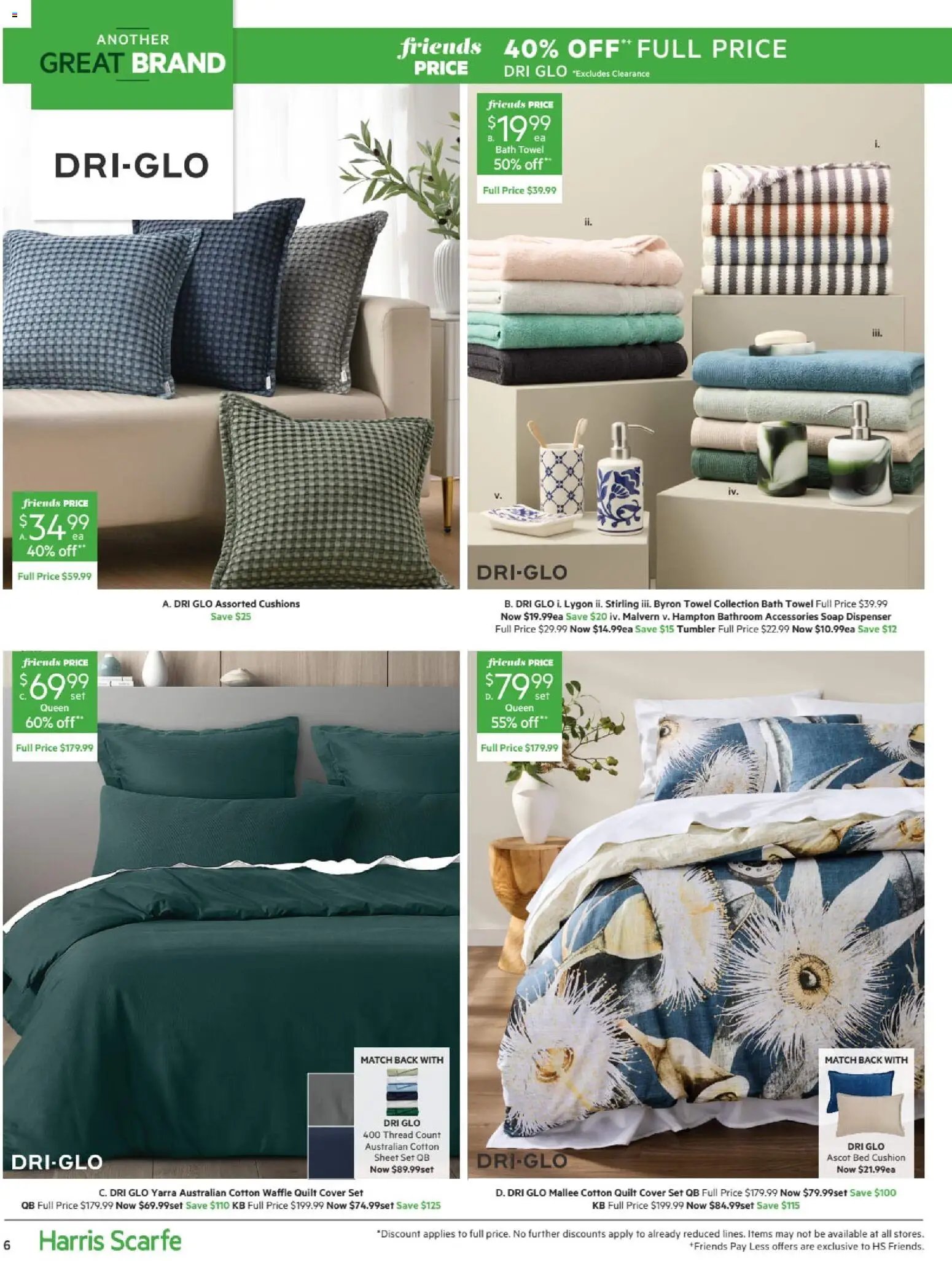 Harris Scarfe catalogue