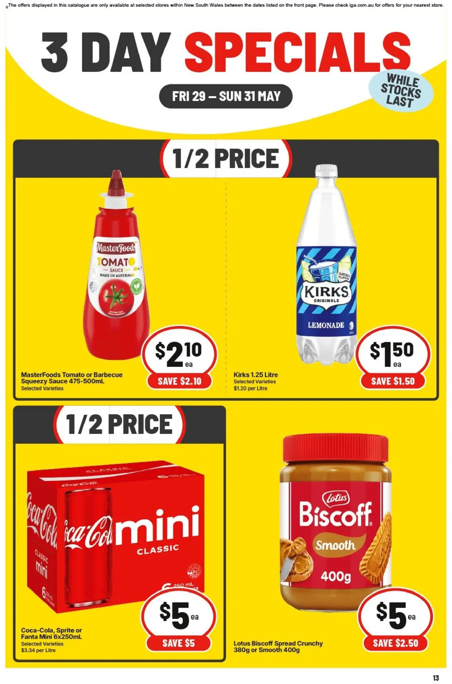IGA catalogue 3 day special NSW (2026-05-29 - 2026-05-31) | 1