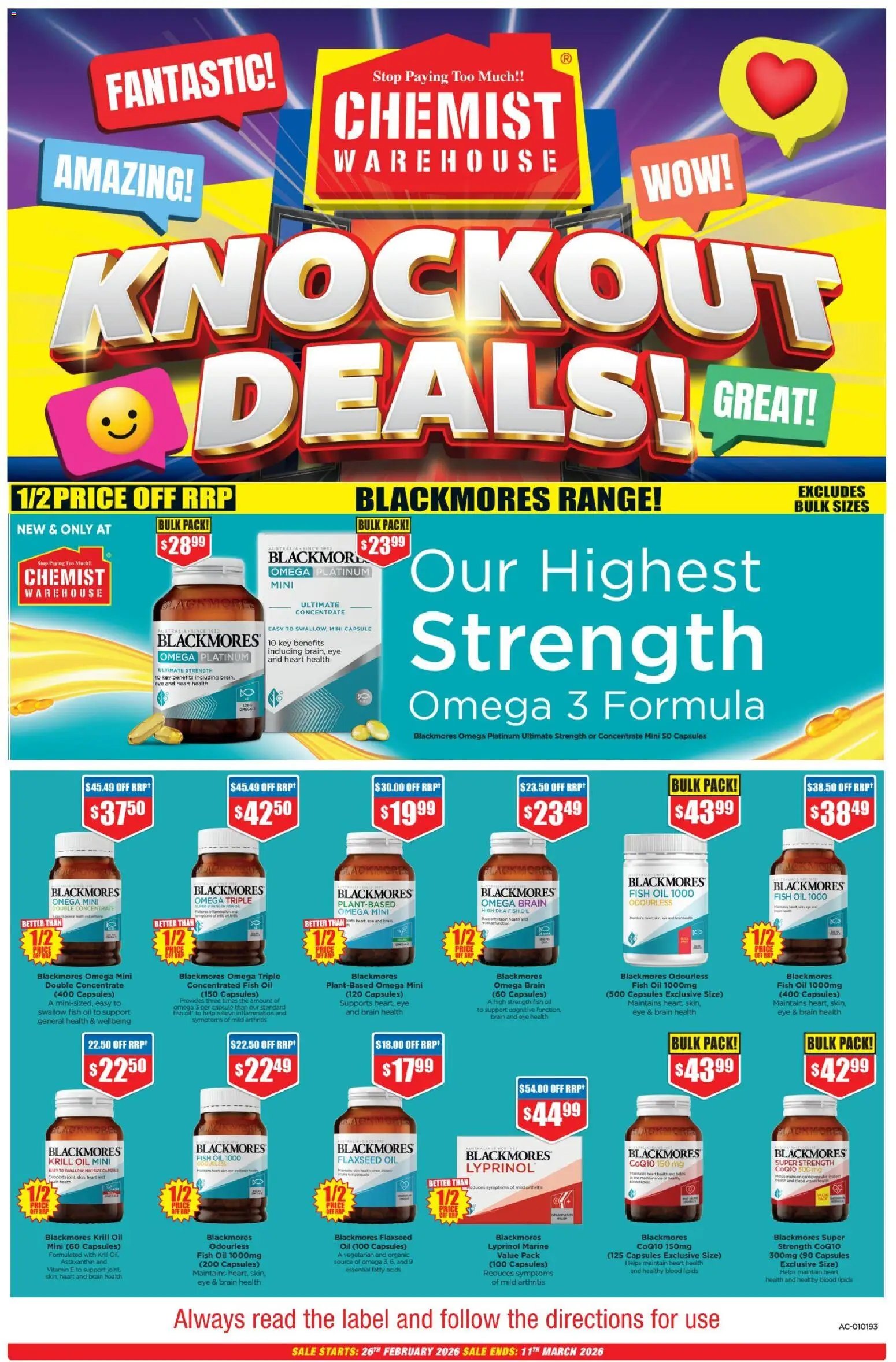 Chemist Warehouse Catalogue (2026-02-26 - 2026-03-11) | 1